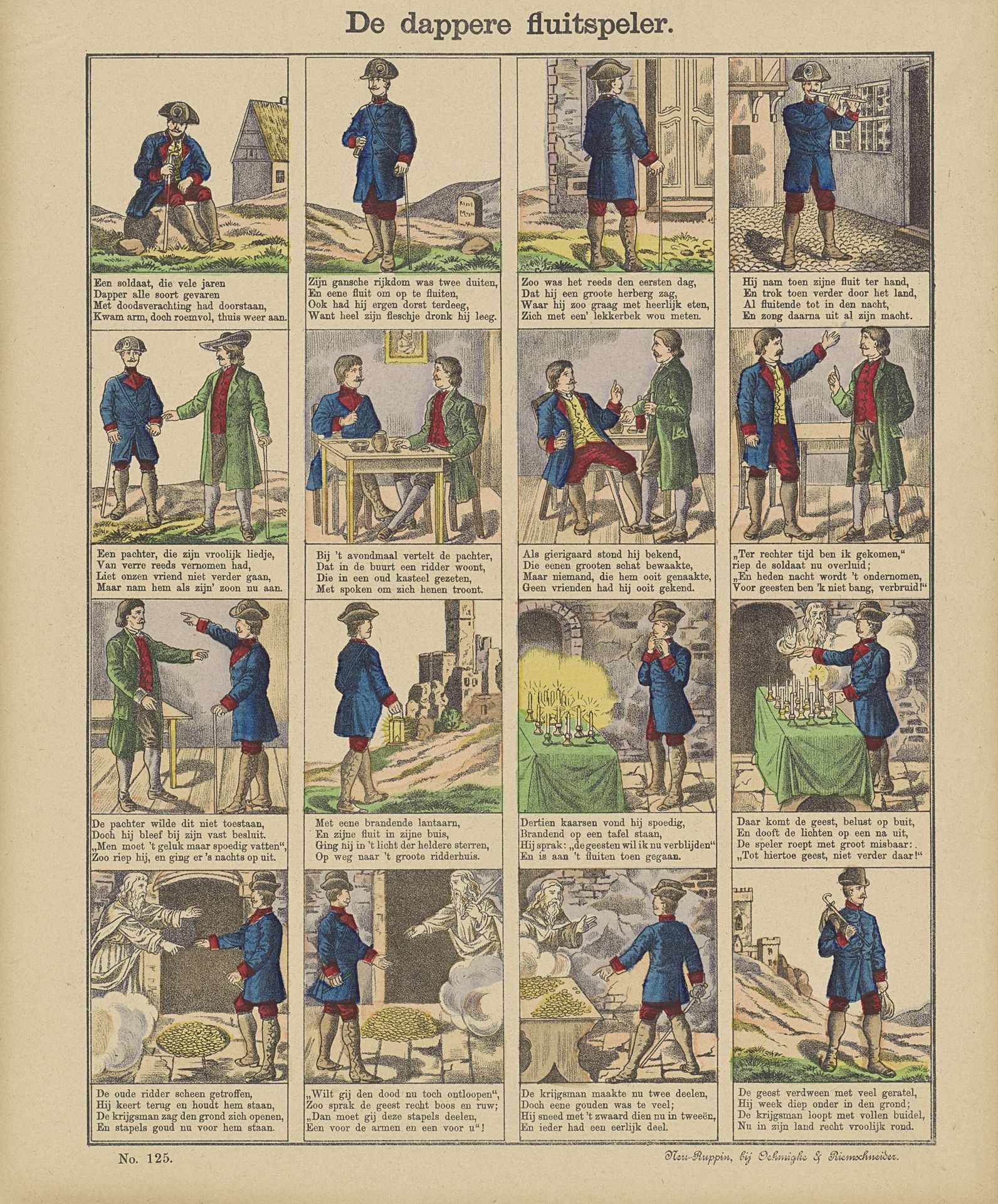 De dappere fluitspeler by Oehmigke & Riemschnieder