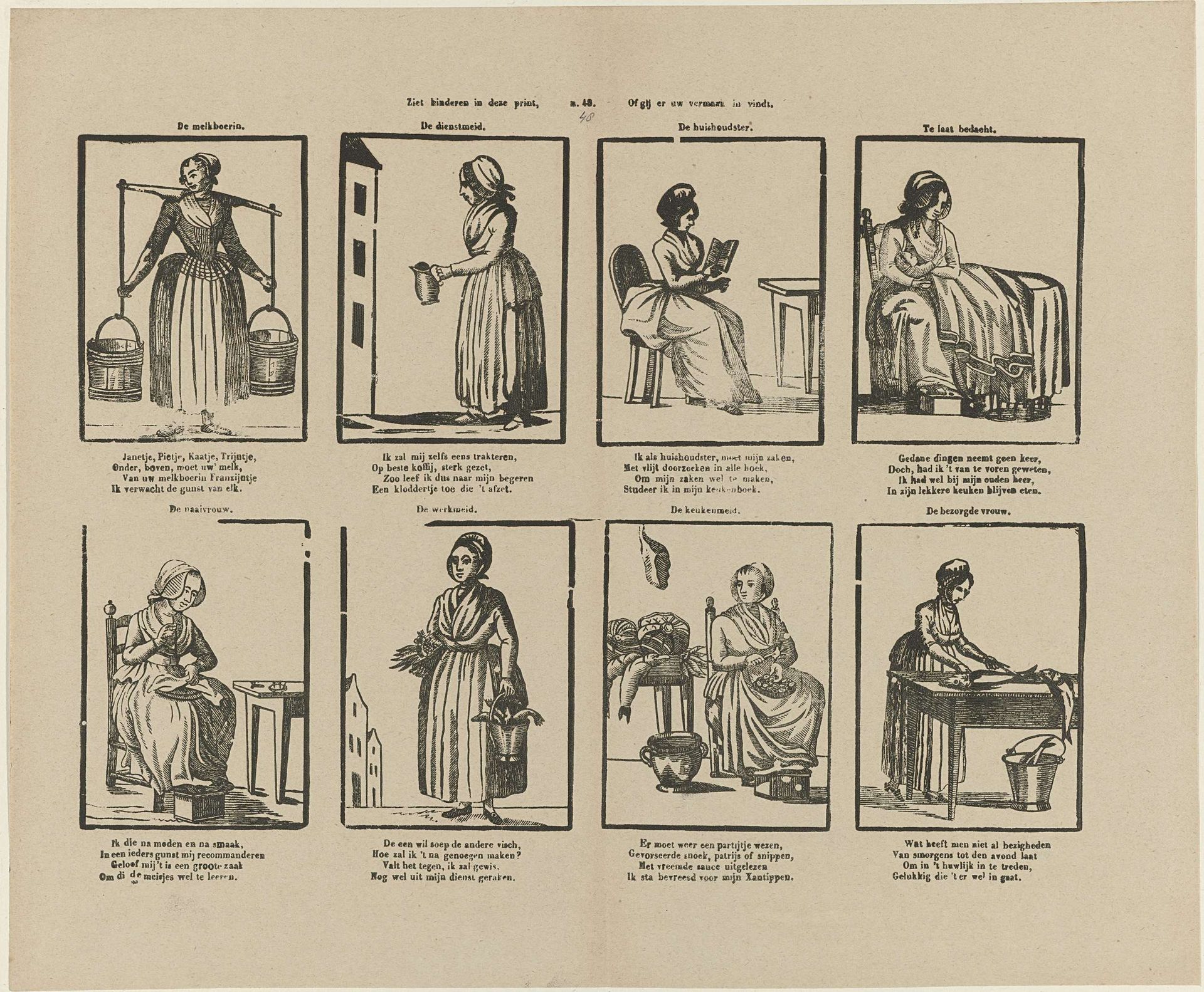Ziet kinderen in deze print, of gij er uw vermaak in vindt by Glenisson & Zonen