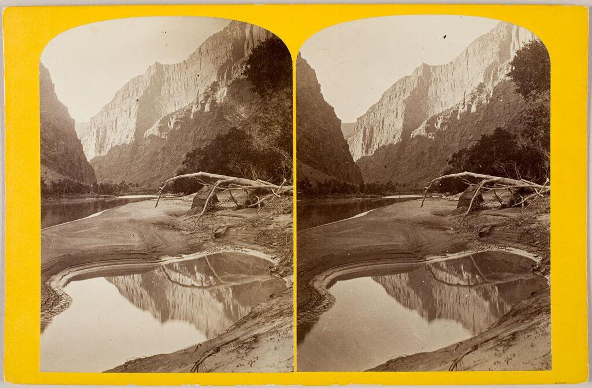 Reflected Cliff by John K. Hillers