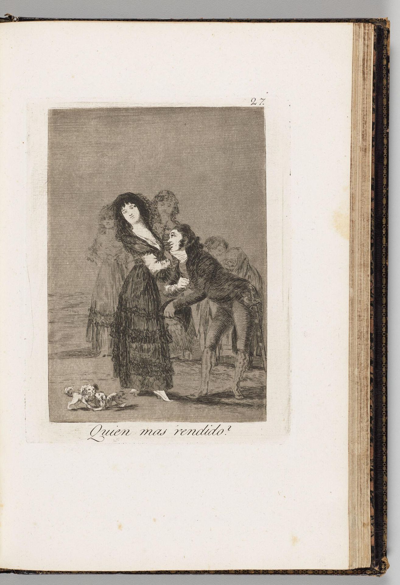 Which of Them is the More Overcome? by Francisco JosÃ© de Goya y Lucientes
