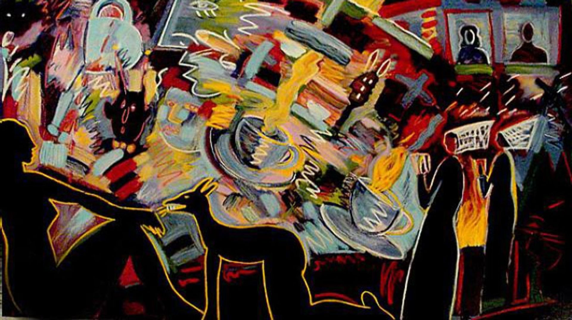 Pleasure is Mine (Tea Cups) by Carlos Almaraz