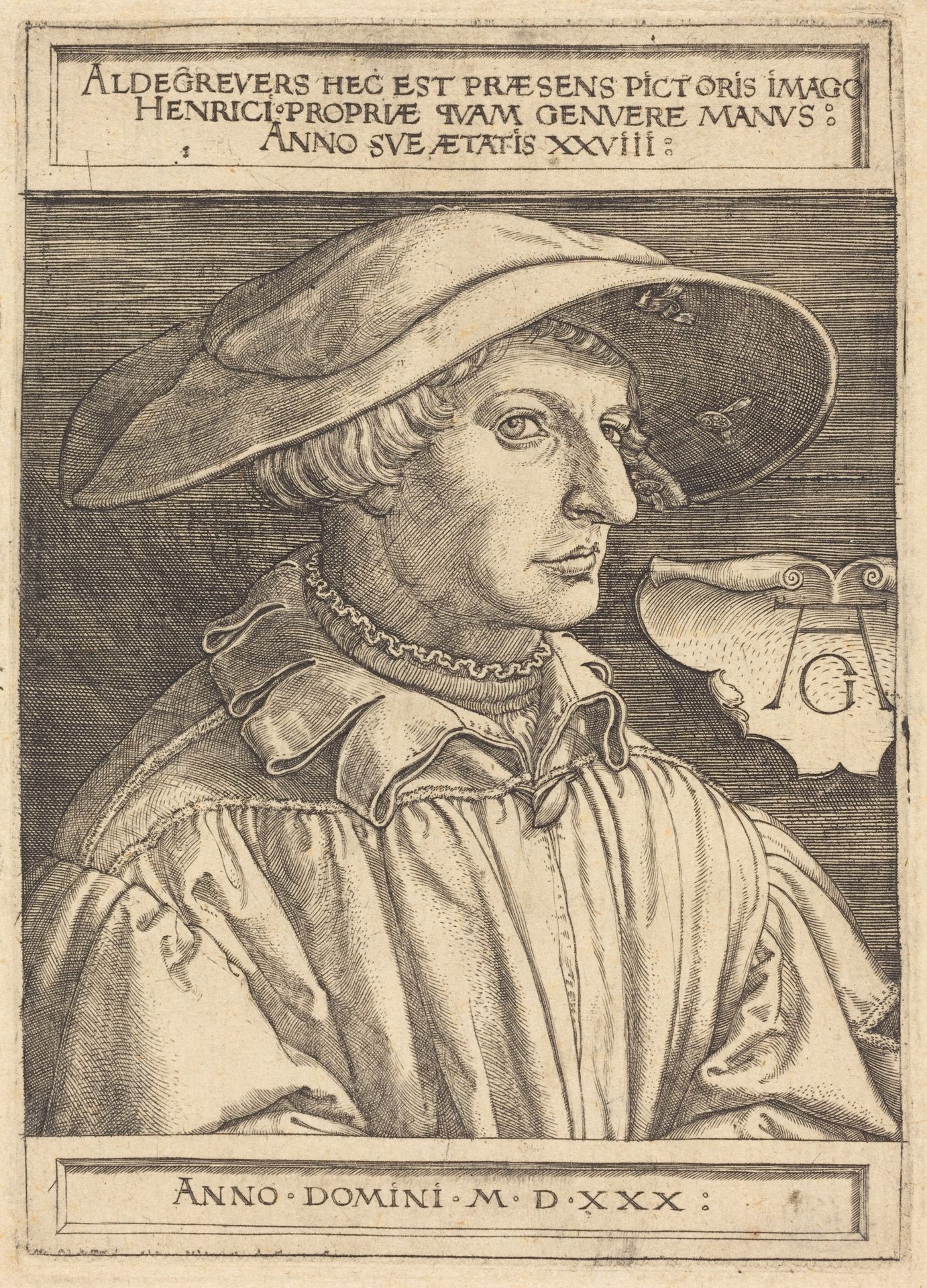 Self-Portrait by Heinrich Aldegrever