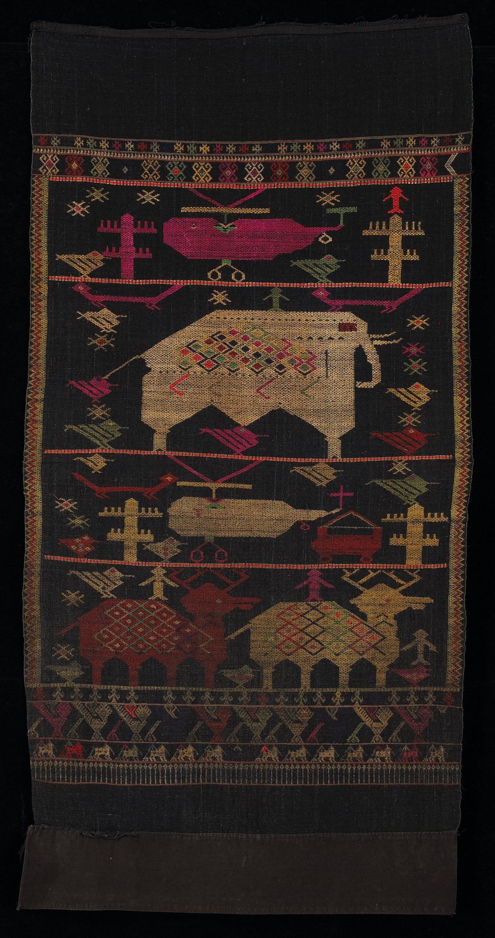 Vietnam War weaving by Anonymous