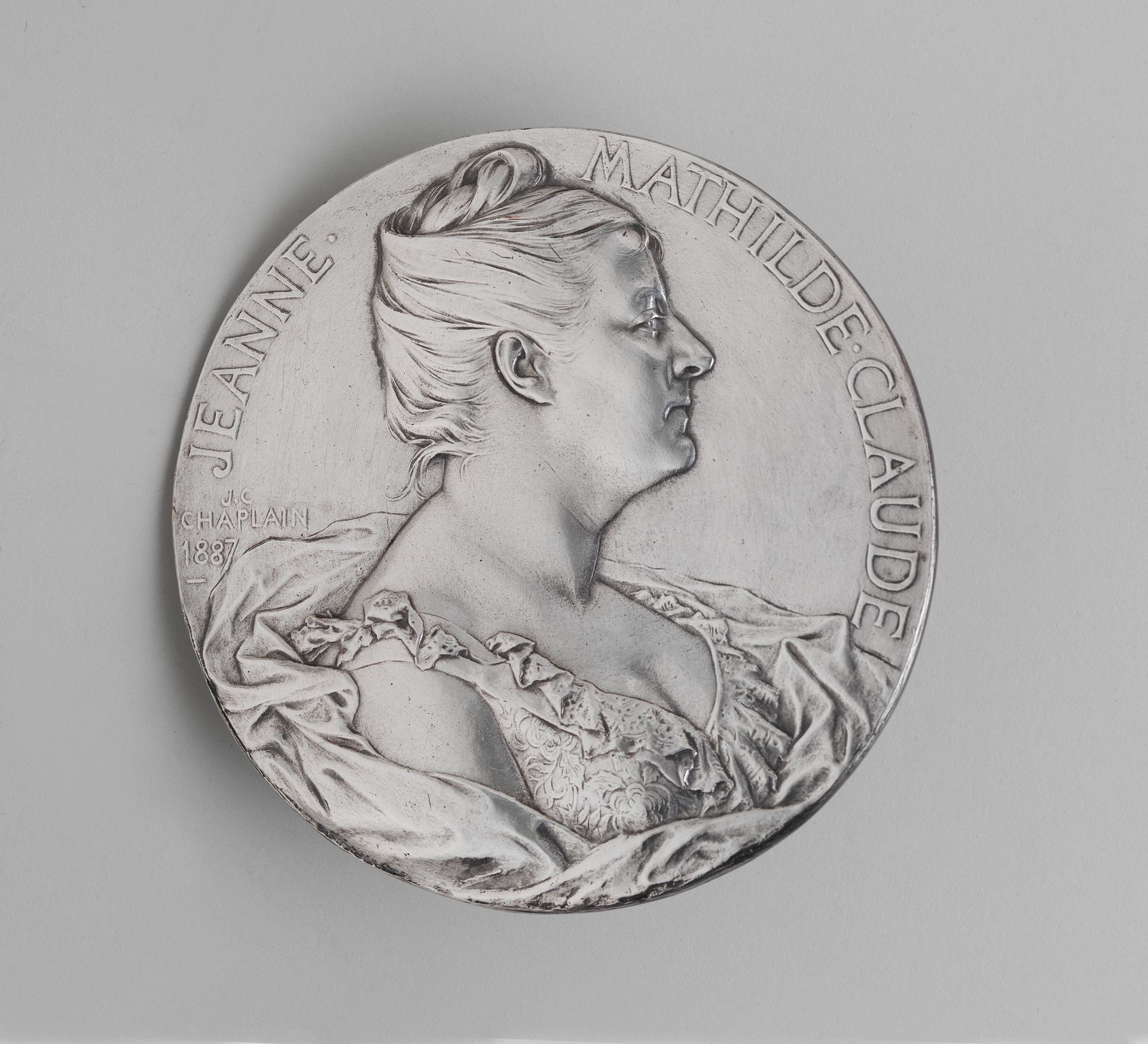 Mme Jeanne Mathilde Claude by Jules-Clément Chaplain