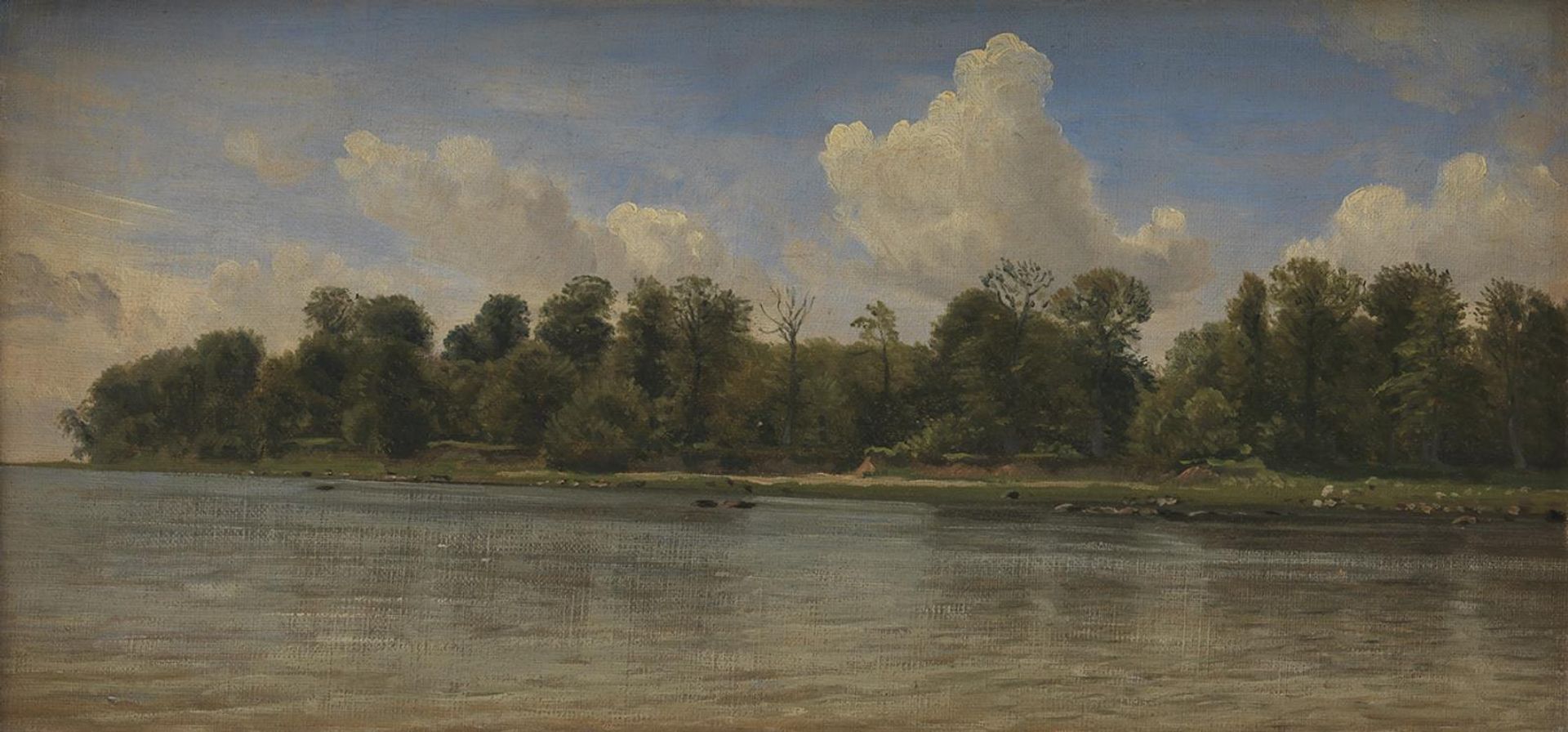 Strand ved Præstø by P.C. Skovgaard