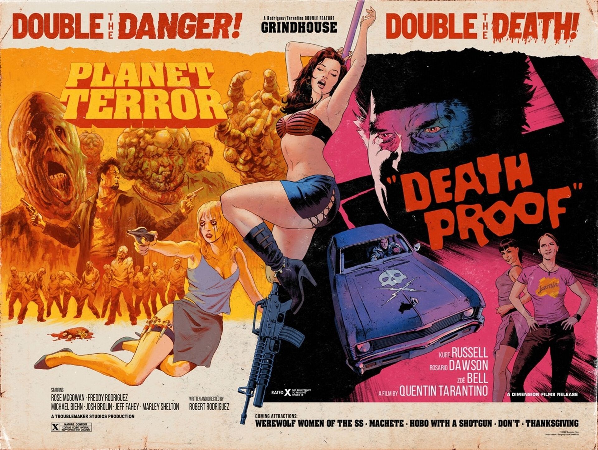 Grindhouse Poster by Robert Sammelin