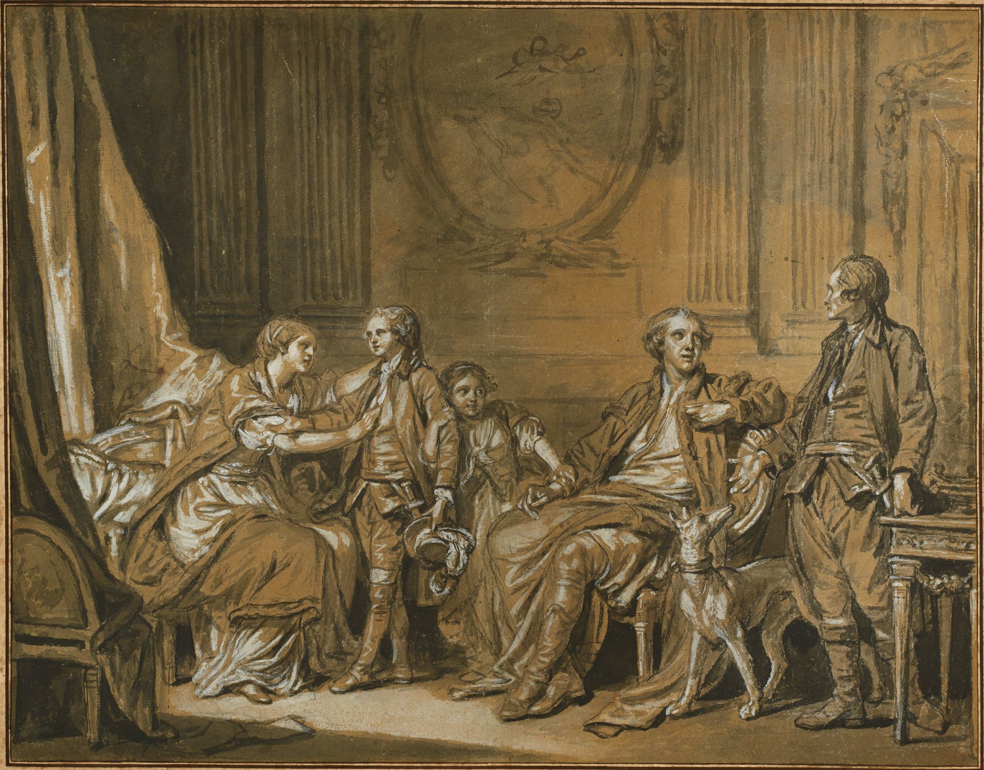 The Return of the Young Hunter by Jean-Baptiste Greuze