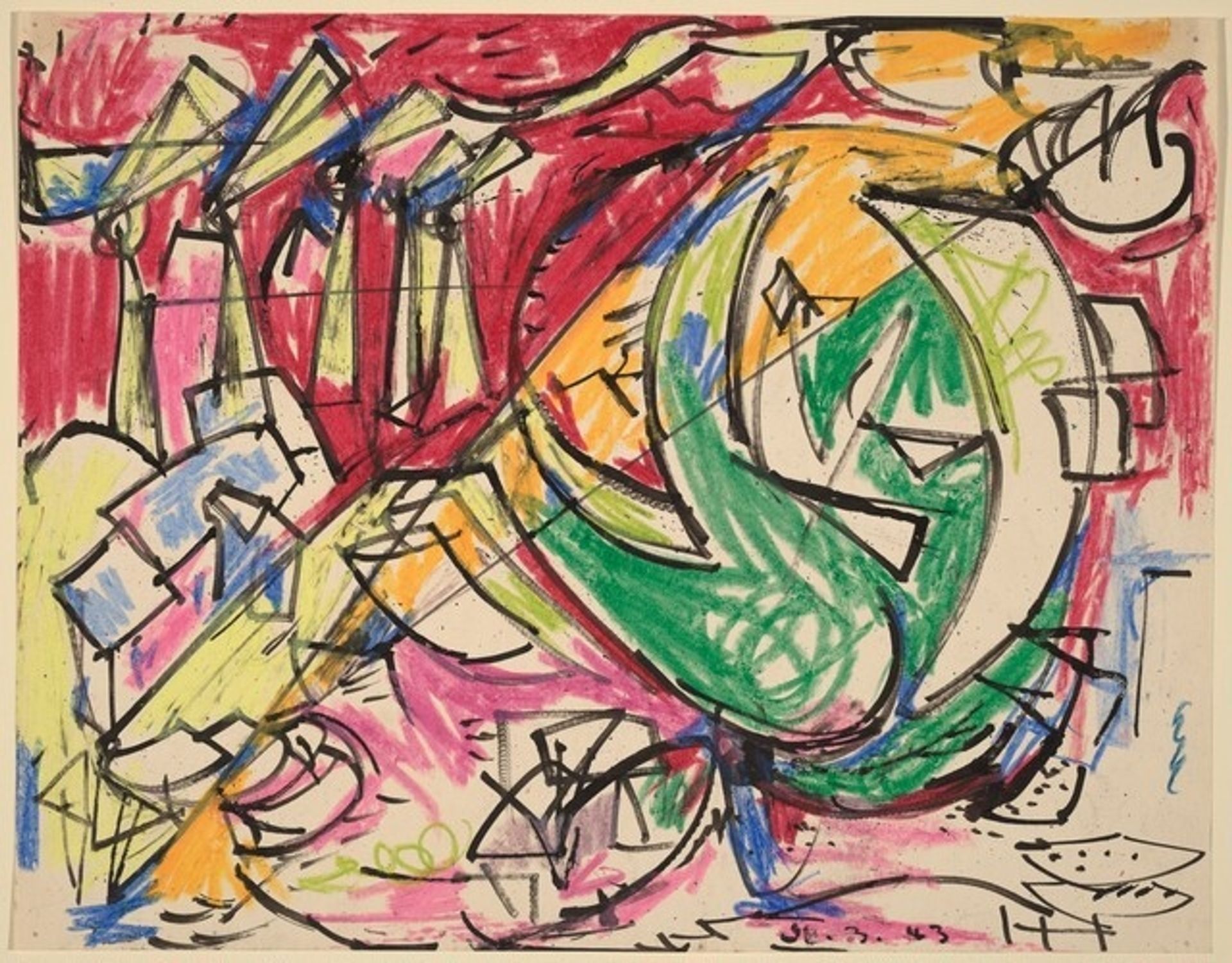 Bird Flight by Hans Hofmann