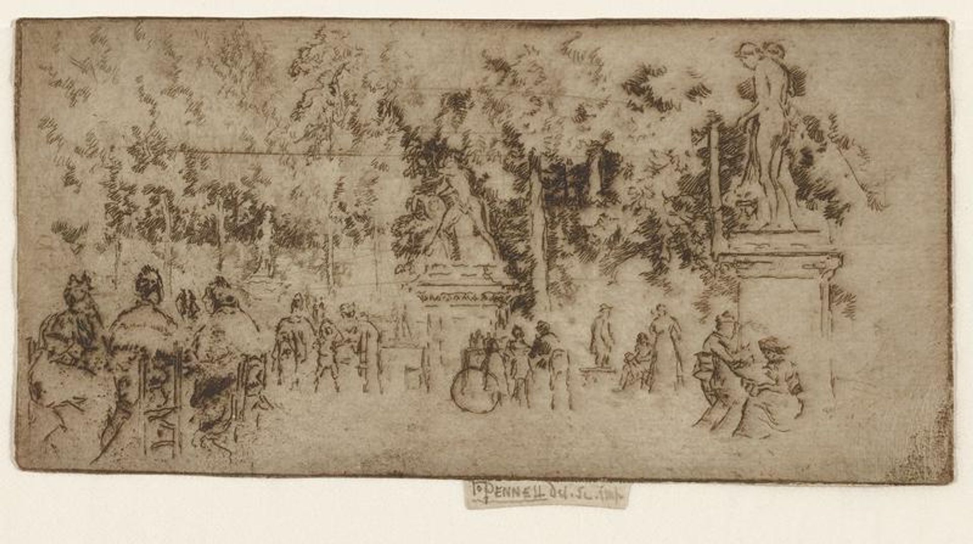 A Group of Women by Joseph Pennell