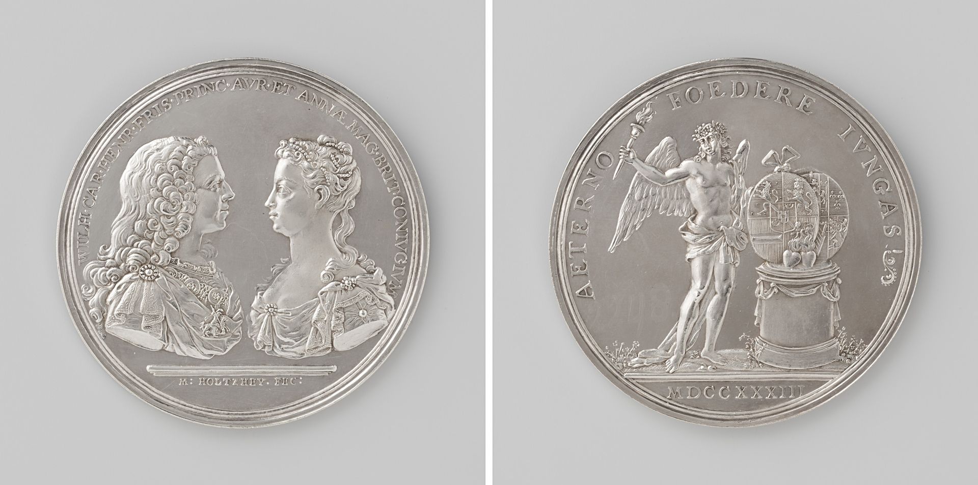 Voorgenomen huwelijk van Willem IV met prinses Anna van Engeland by Martin Holtzhey