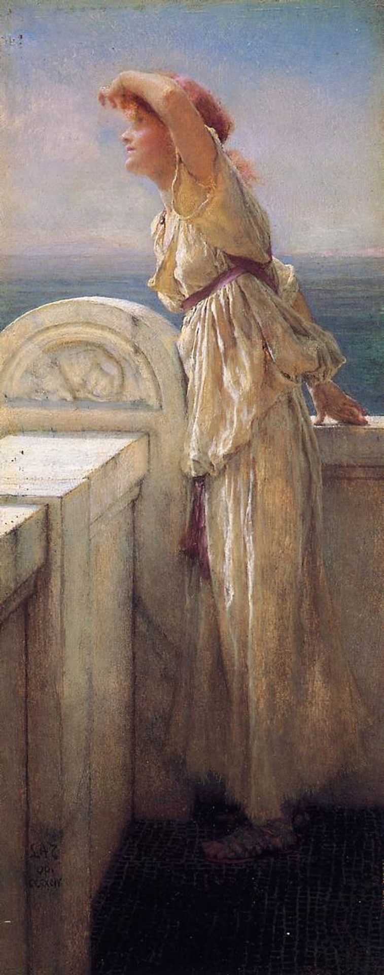 Hopeful by Lawrence Alma-Tadema