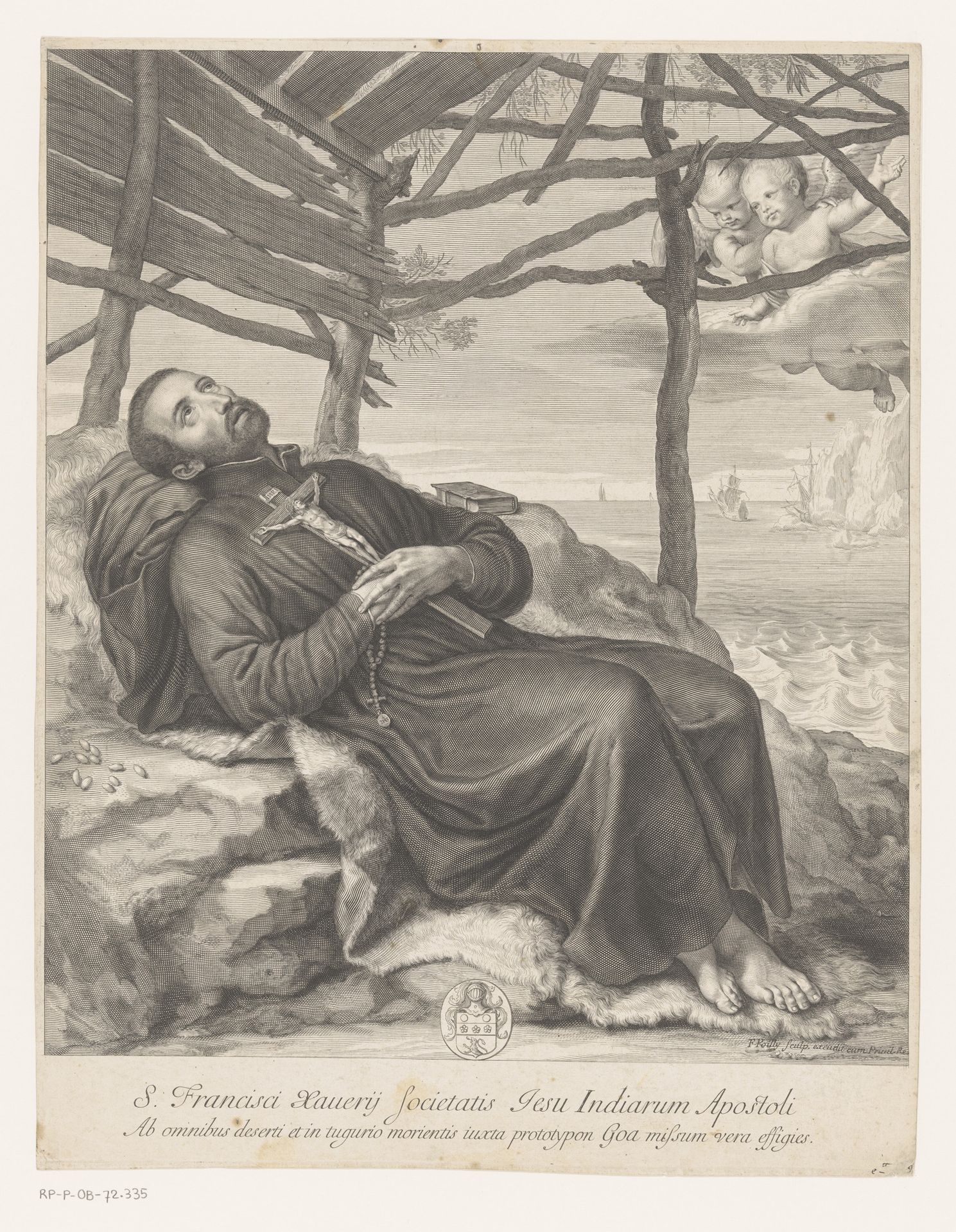 Heilige Franciscus Xaverius by Francois de Poilly
