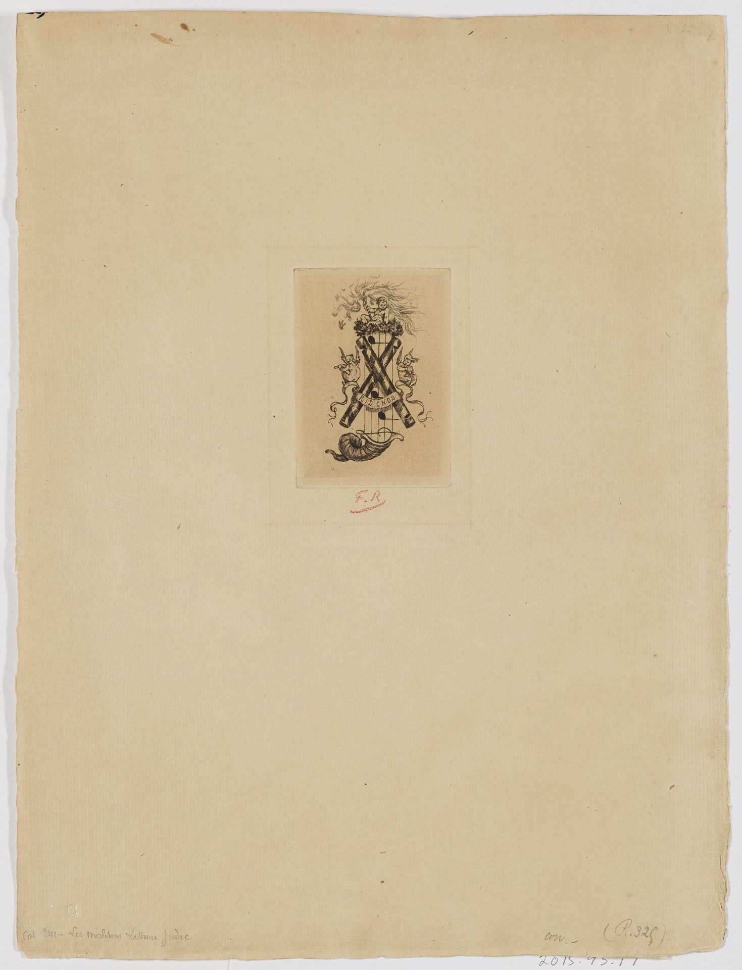 Les Mirlitons (Pour Madame Anna Judic) by Felicien Rops