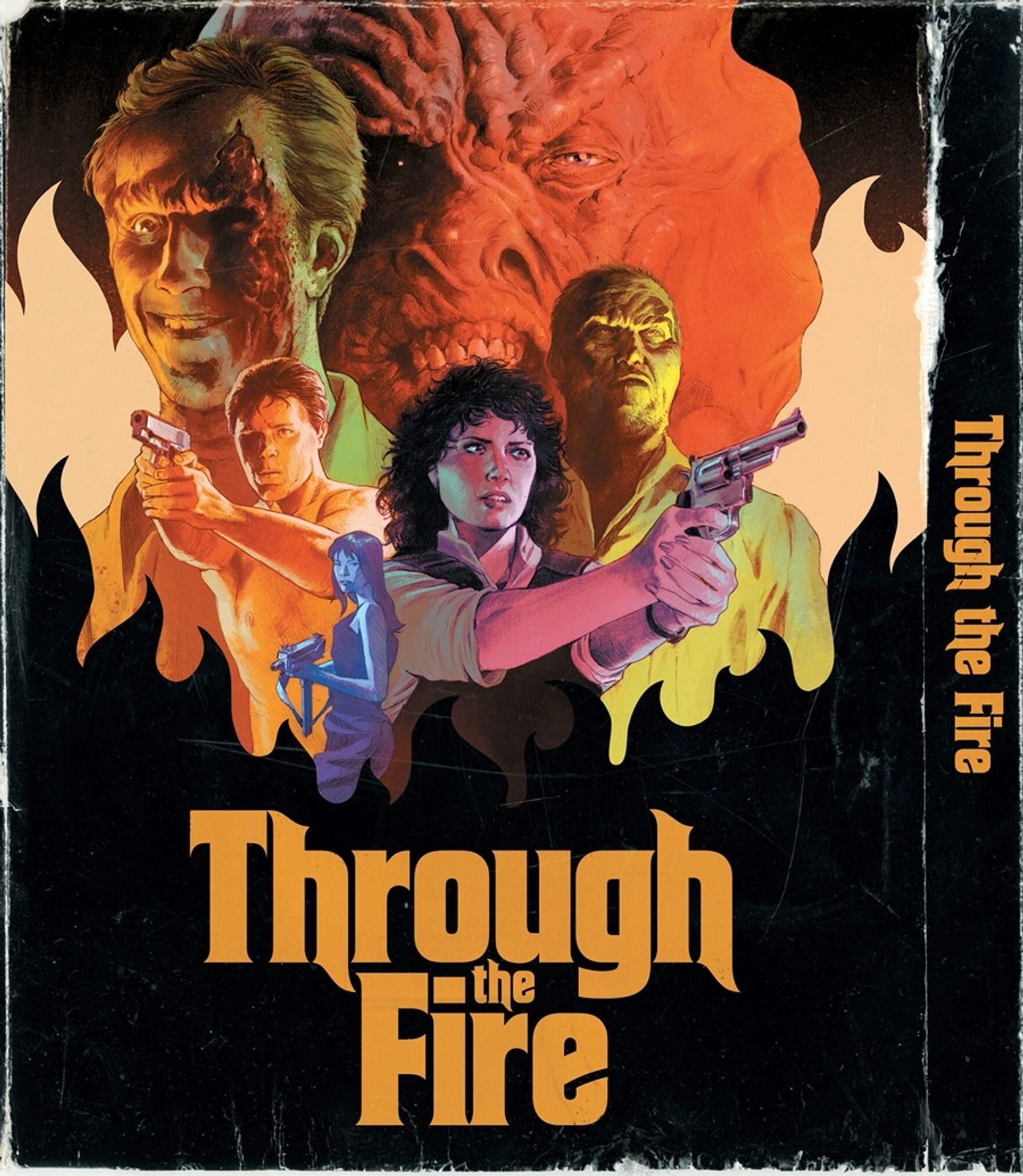 Through The Fire ; Blu-Ray Cover by Robert Sammelin