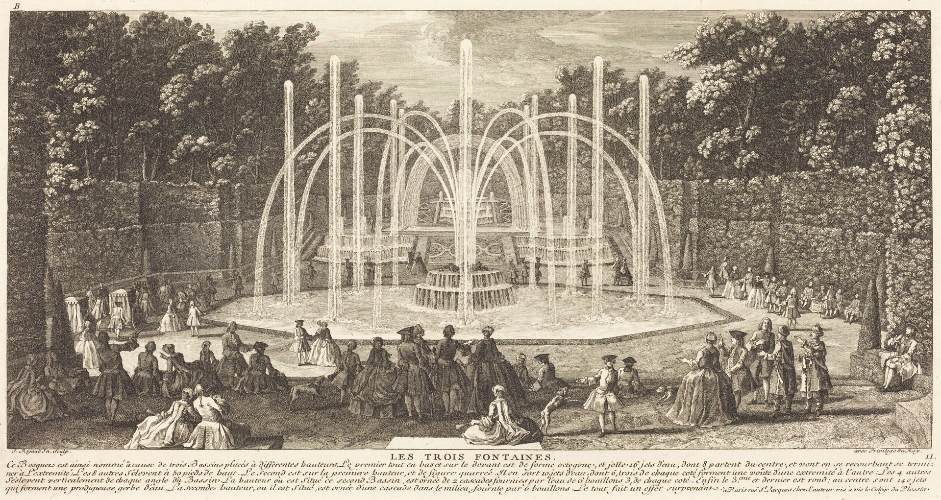 Les Trois Fontaines by Jean-Baptiste Rigaud