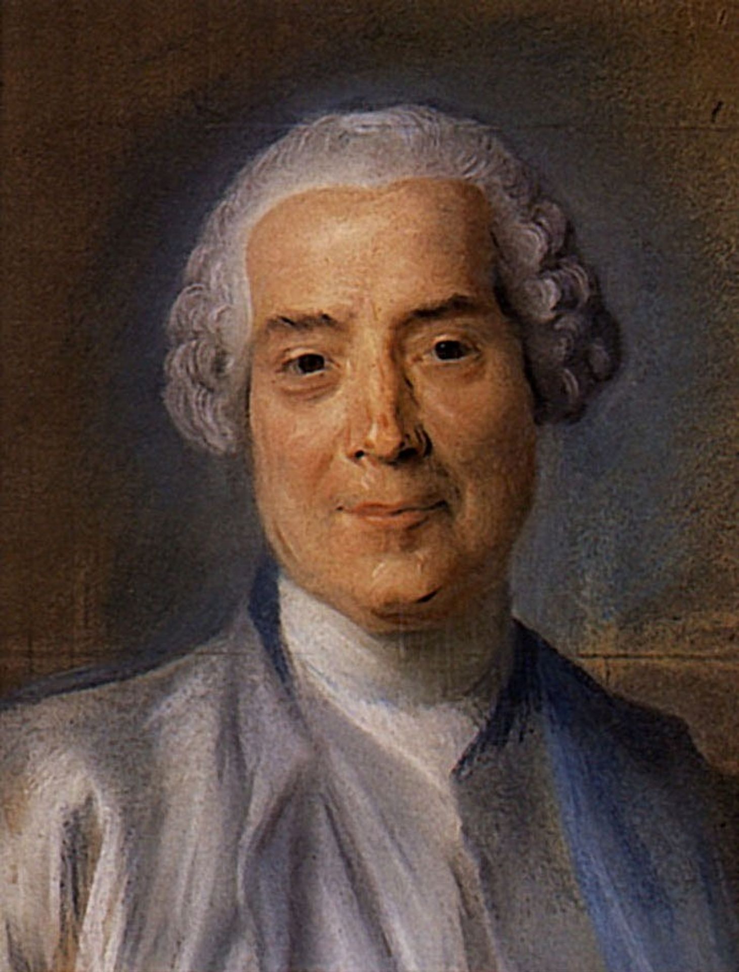 Study for portrait of unknown man by Maurice Quentin de La Tour