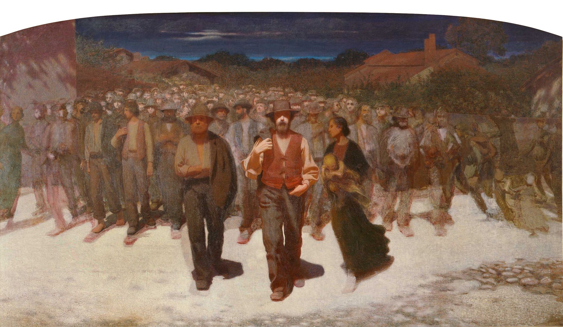 Stream of people by Pellizza da Volpedo