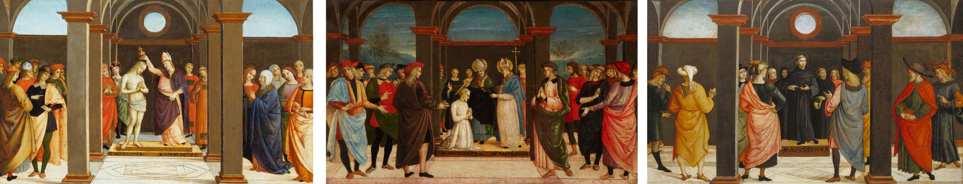 Scenes from the Life of Saint Augustine by Anonymous