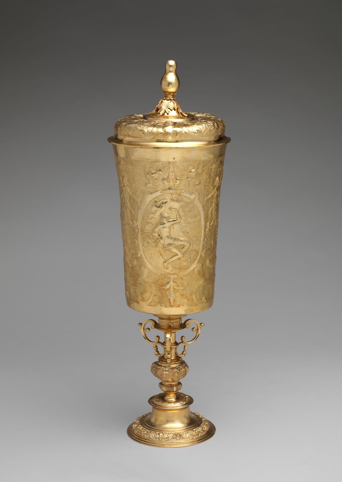 Cup with cover by Elkington & Co.