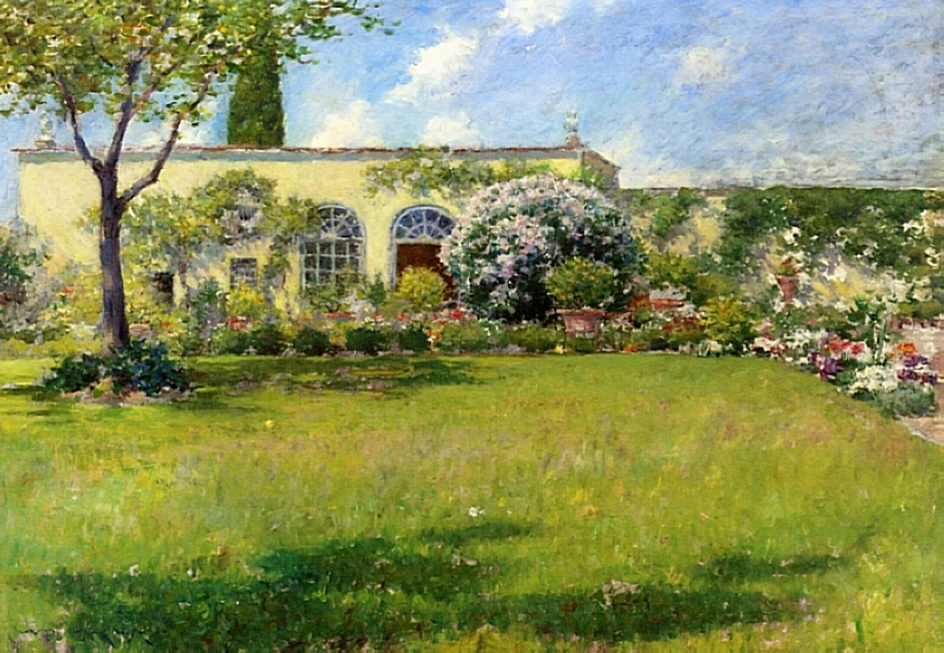 The Orangerie by William Merritt Chase