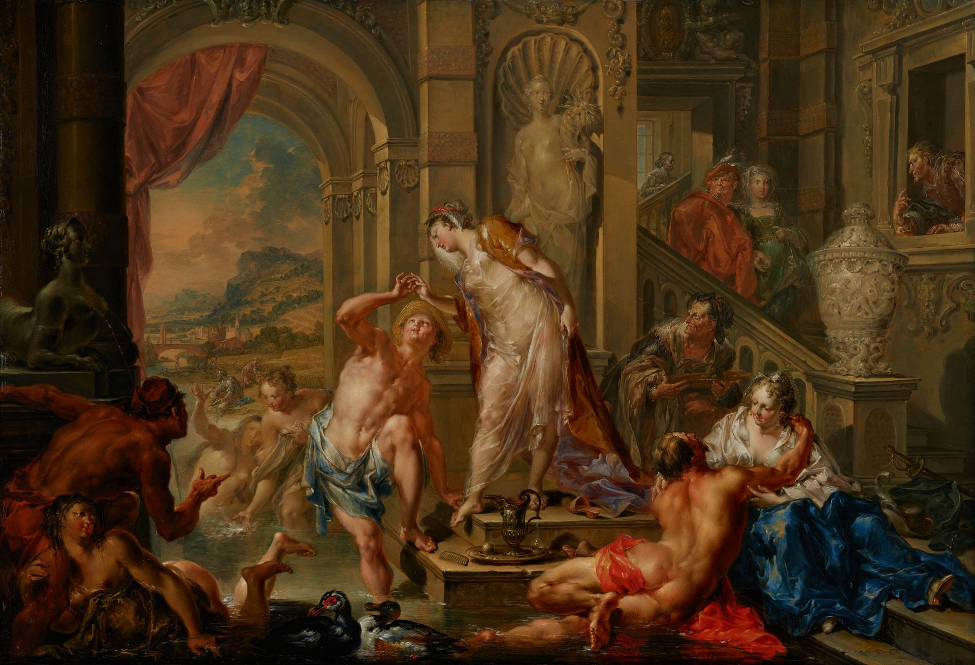 The Pleasures of the Seasons- Summer by Johann Georg Platzer