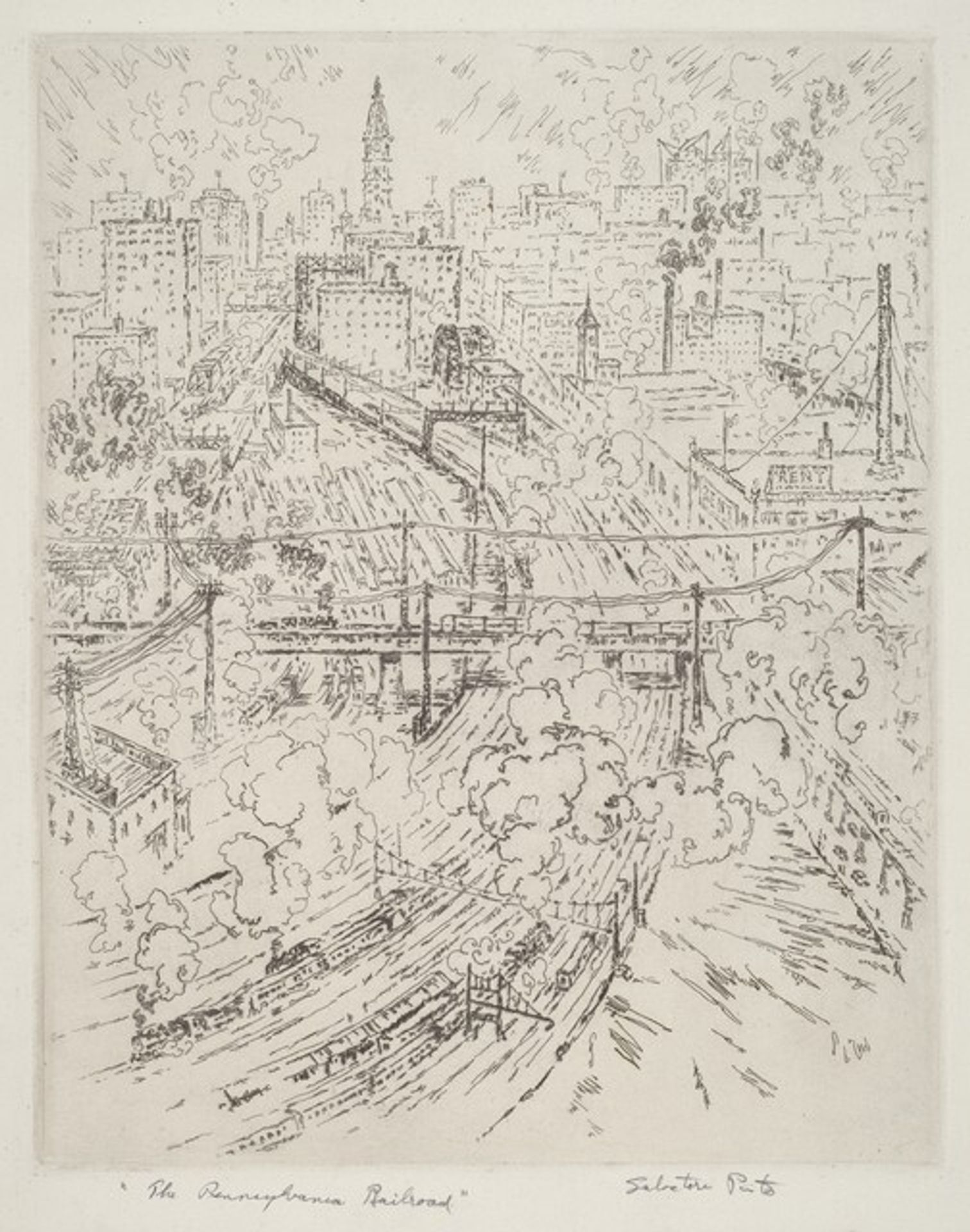 The Pennsylvania Railroad by Salvatore Pinto
