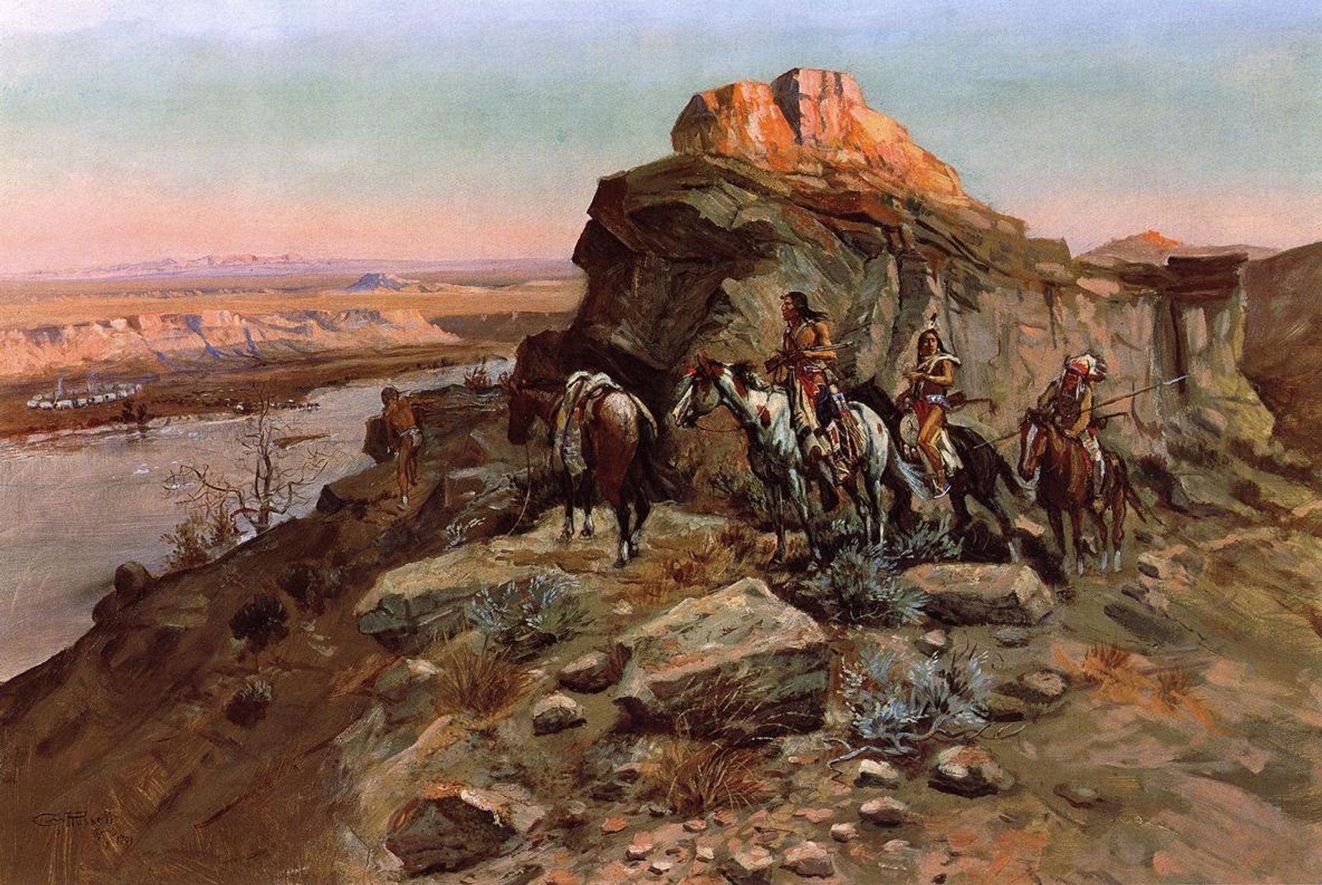 Planning the Attack by Charles M. Russell