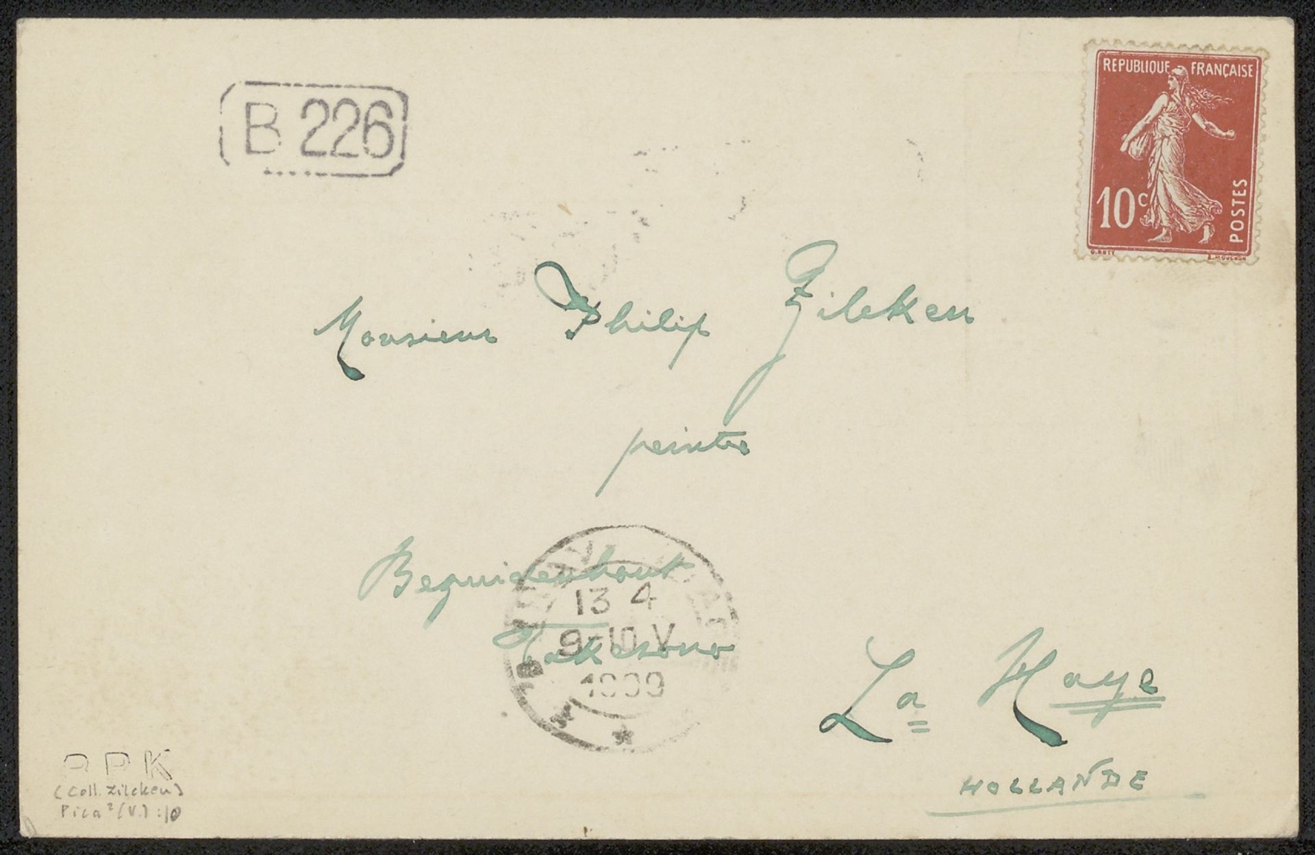 Brief aan Philip Zilcken by Vittorio Pica