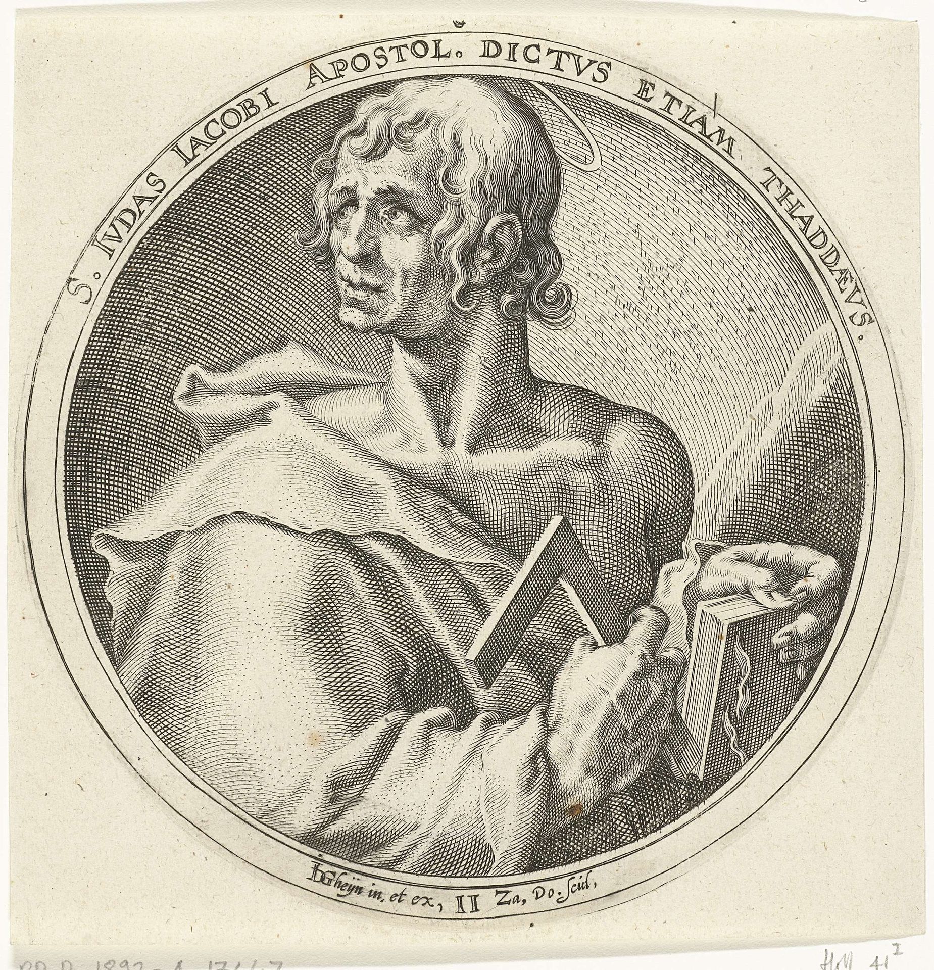 H. Judas Taddeüs by Zacharias Dolendo