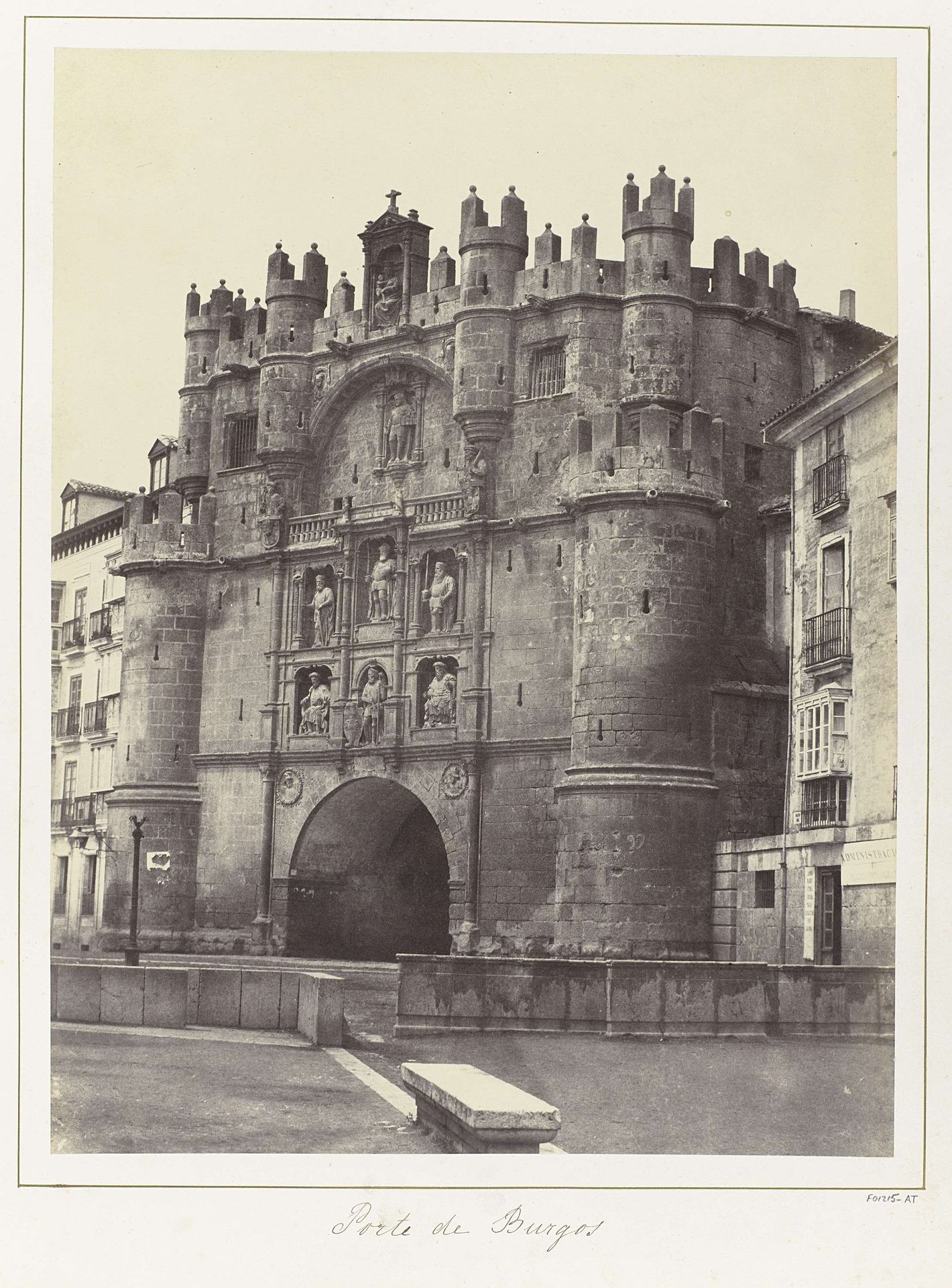 Arco de Santa María in Burgos by Charles Clifford