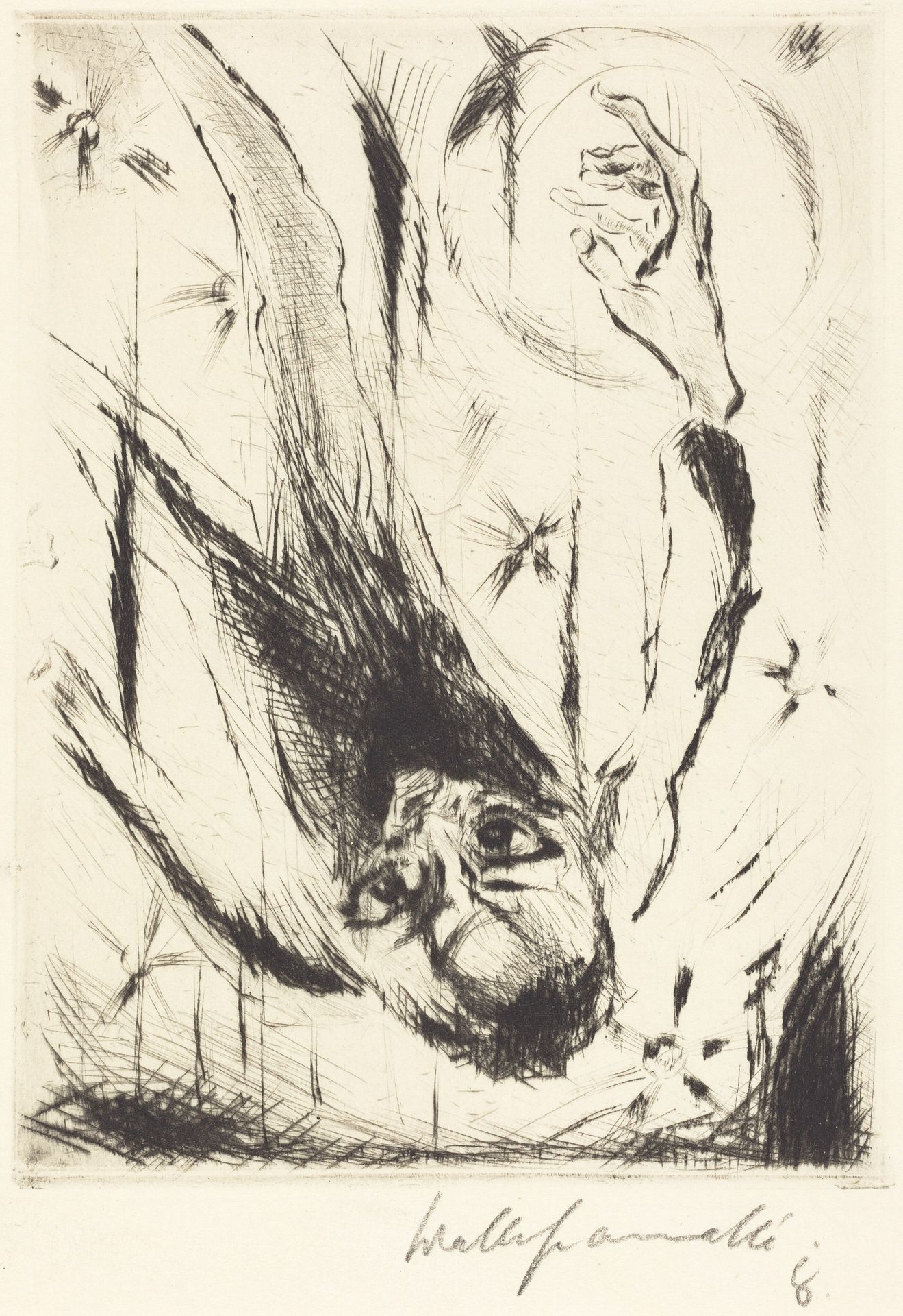 The Fall into Infinity by Walter Gramatté