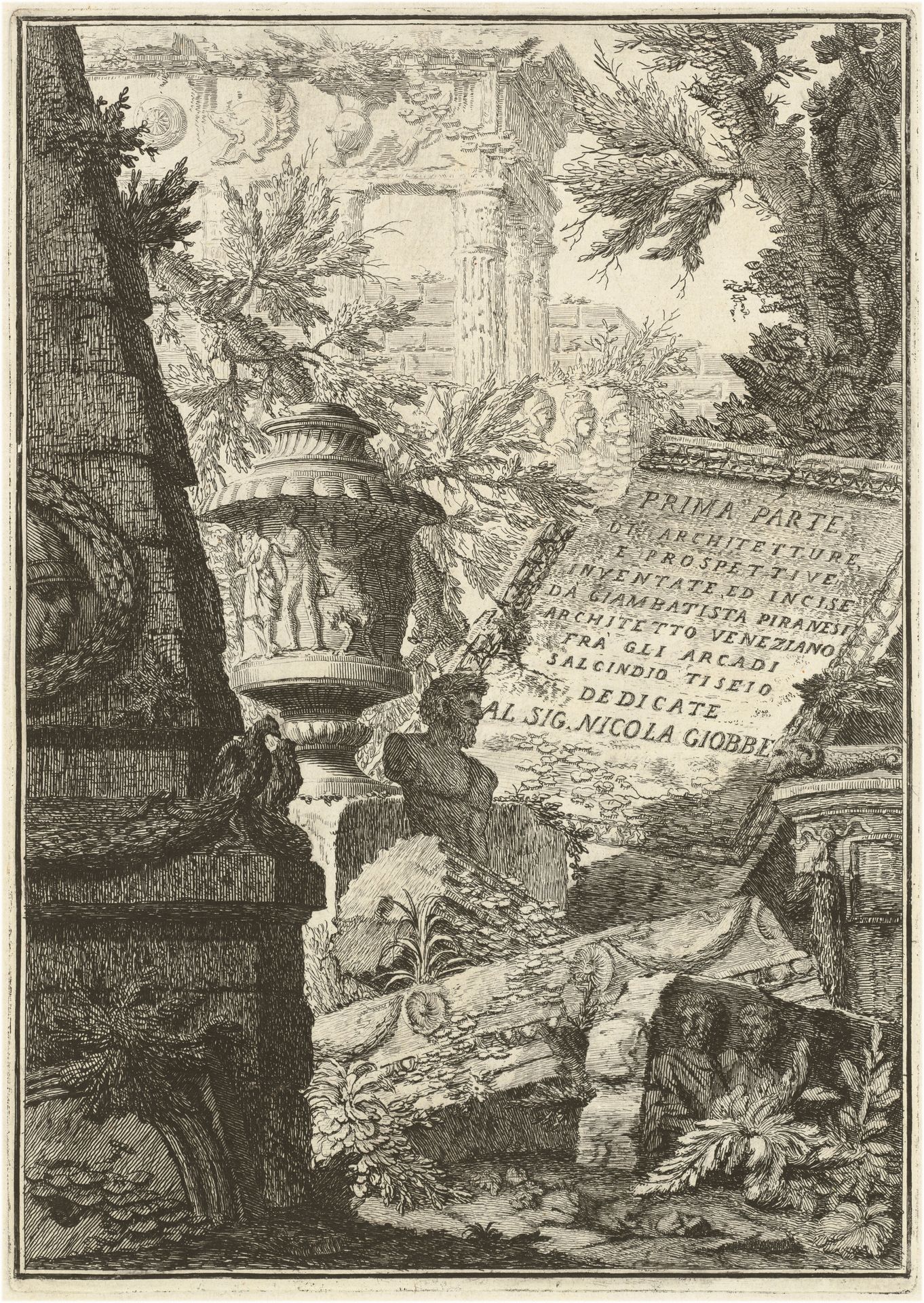Prima Parte di Architetture, e Prospettive (First Edition, Third Issue) by Giovanni Battista Piranesi