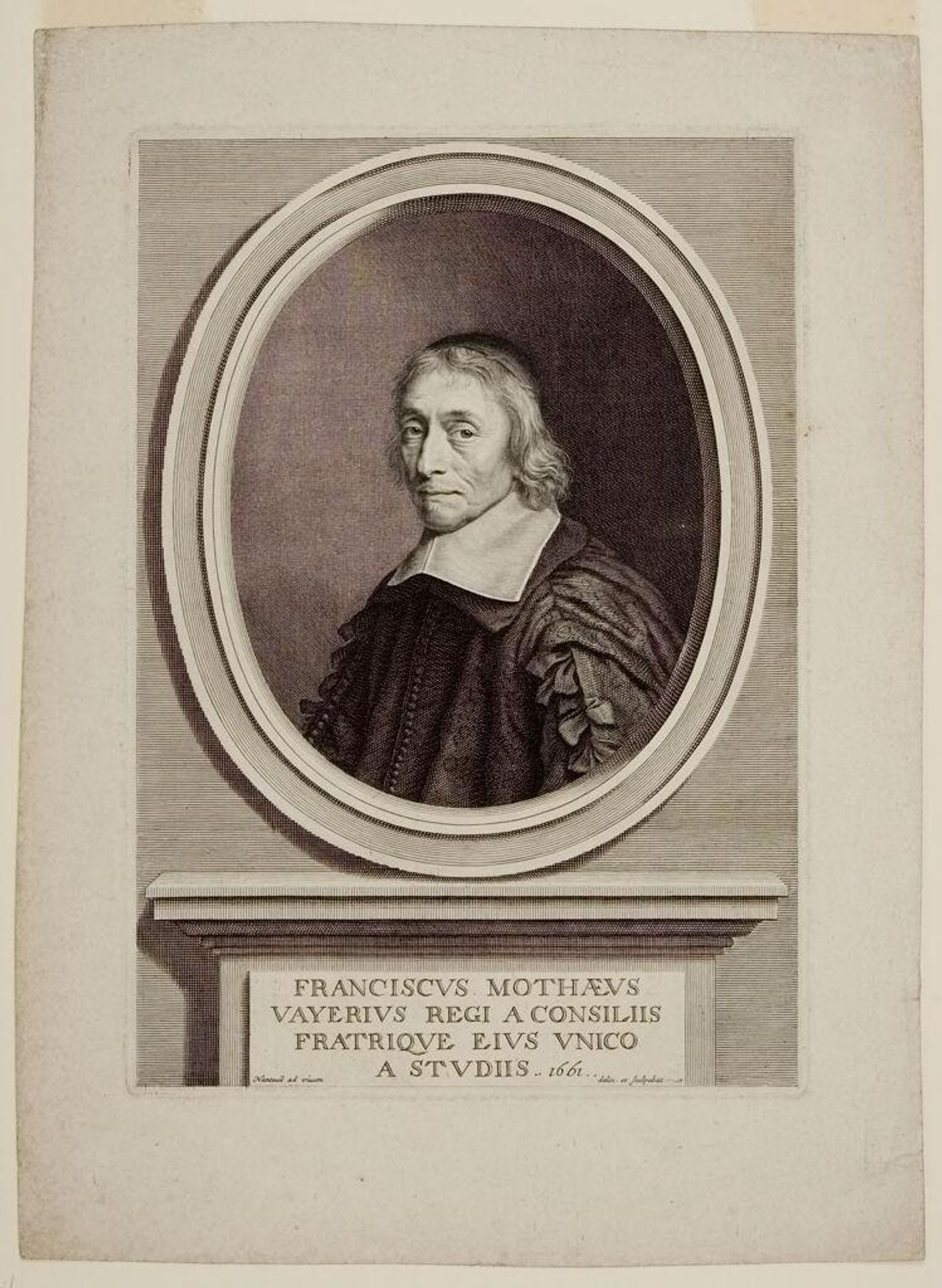 FranÃ§ois de la Mothe le Voyeur by Robert Nanteuil