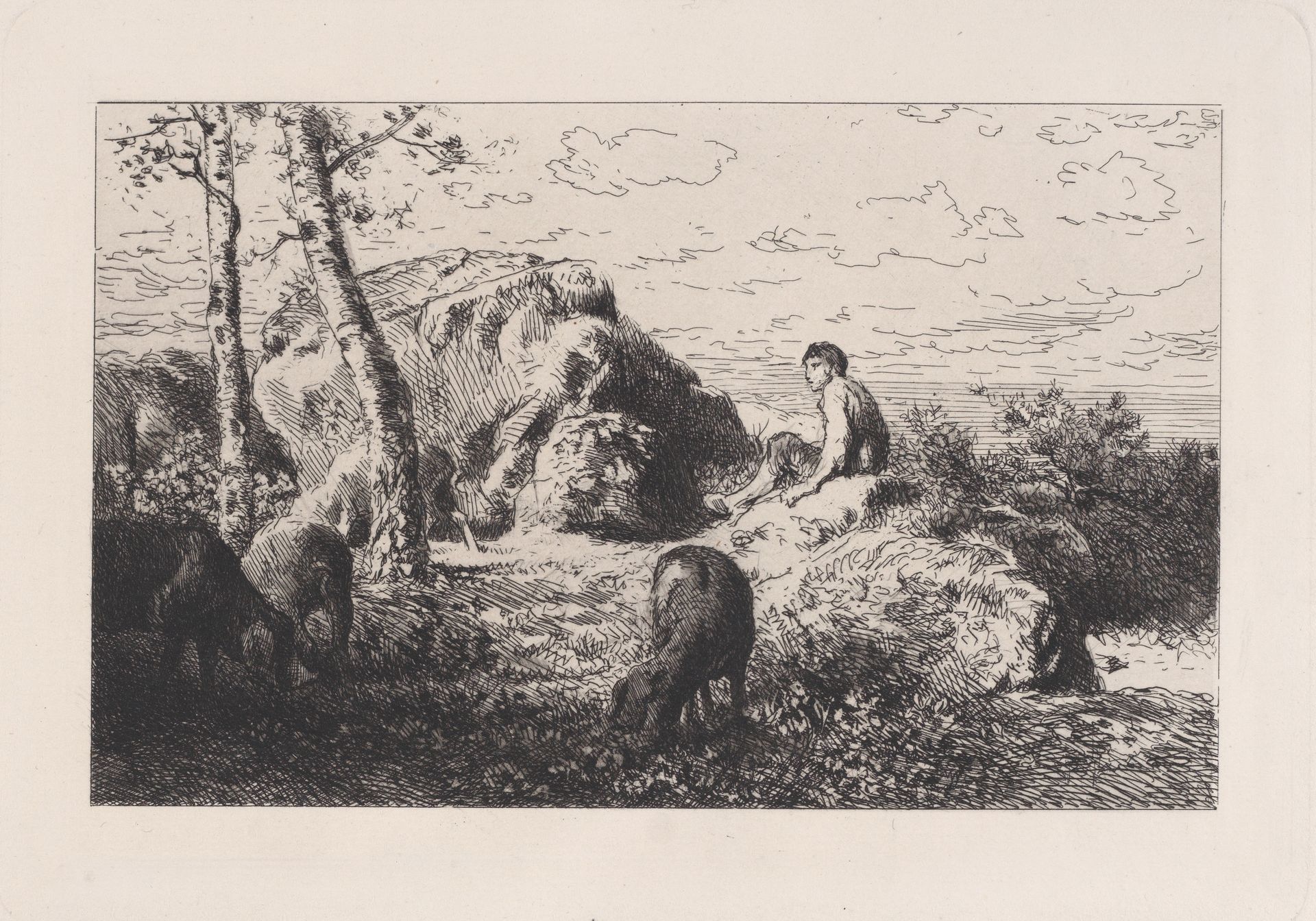 L'Enfant Prodigue by Charles Jacque