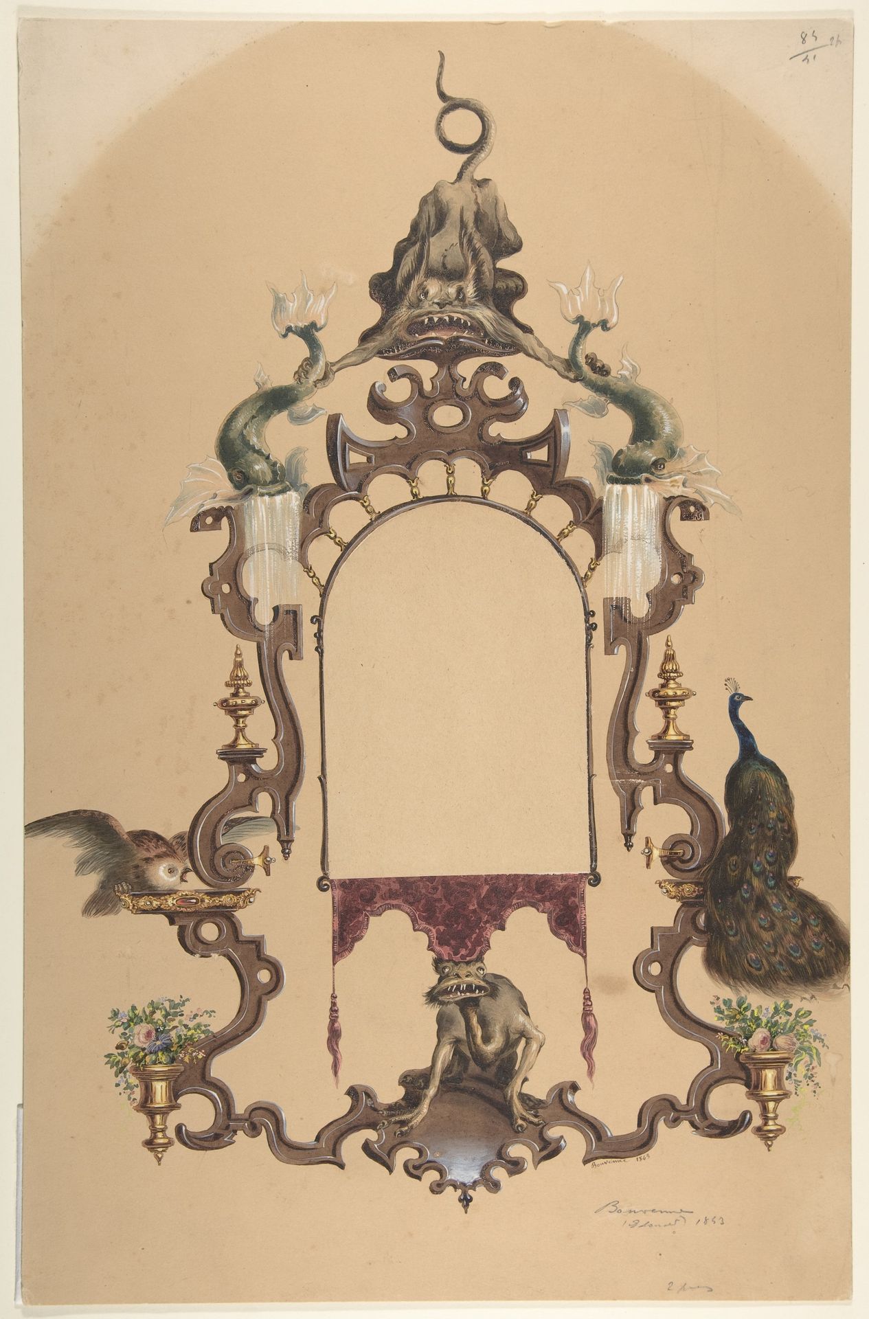 Design for a Frame by Edouard [?] Bouvenne