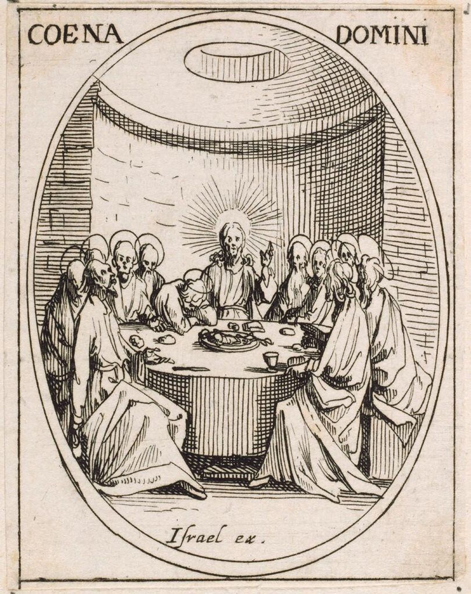 Last Supper (Maundy Thursday) by Jacques Callot