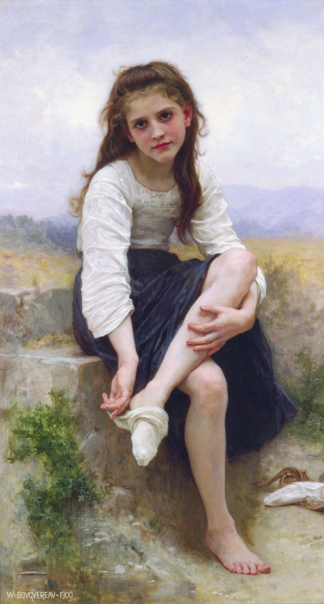 Before The Bath by William Bouguereau