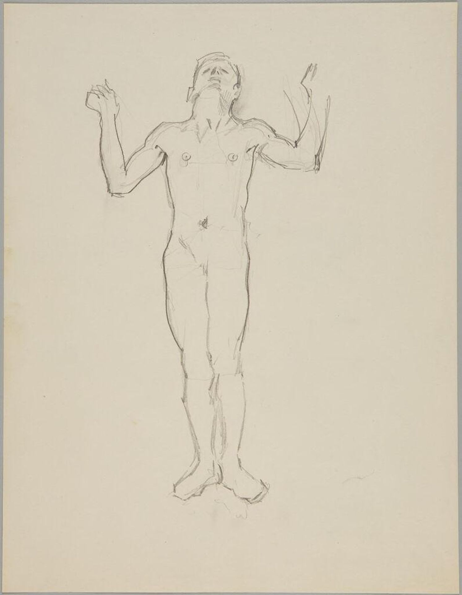 Male Nude by Denman Waldo Ross