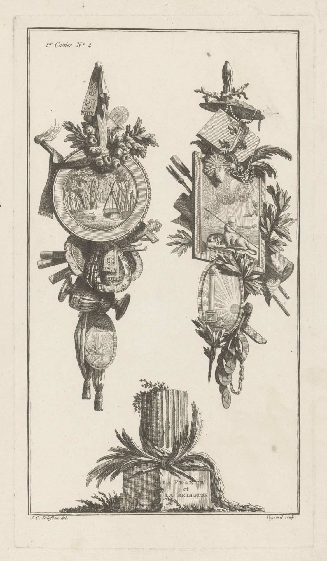 Frankrijk by Etienne Claude Voysard