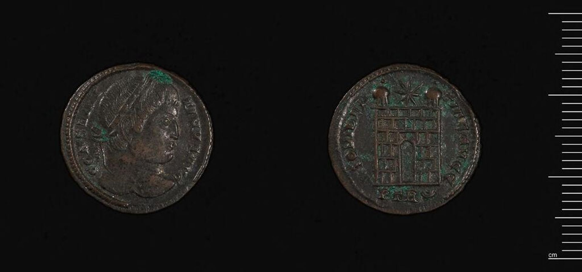 Follis of Constantine I, Trier by Constantine I