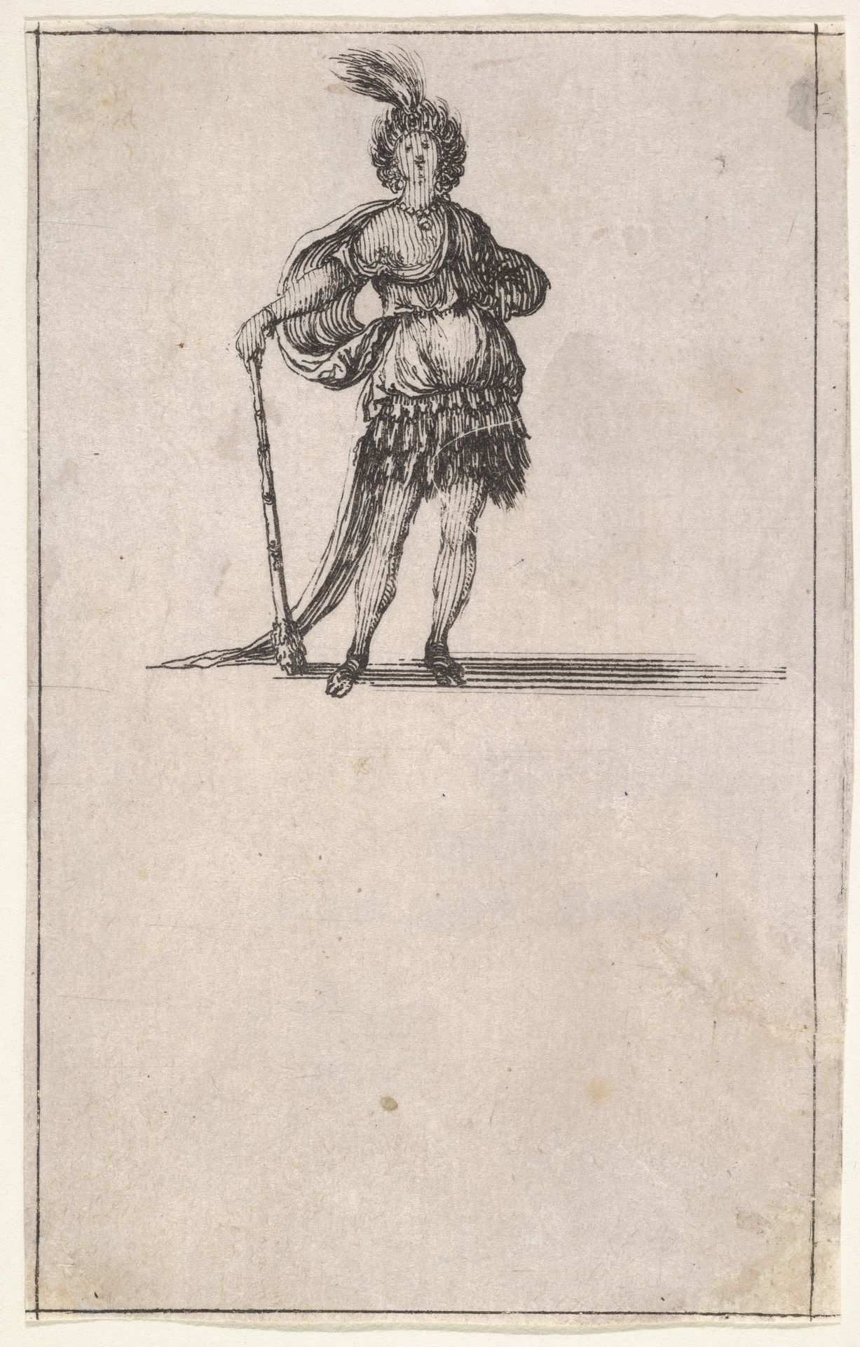 Numidie, from 'Game of Geography' (Jeu de la Géographie) by Stefano della Bella