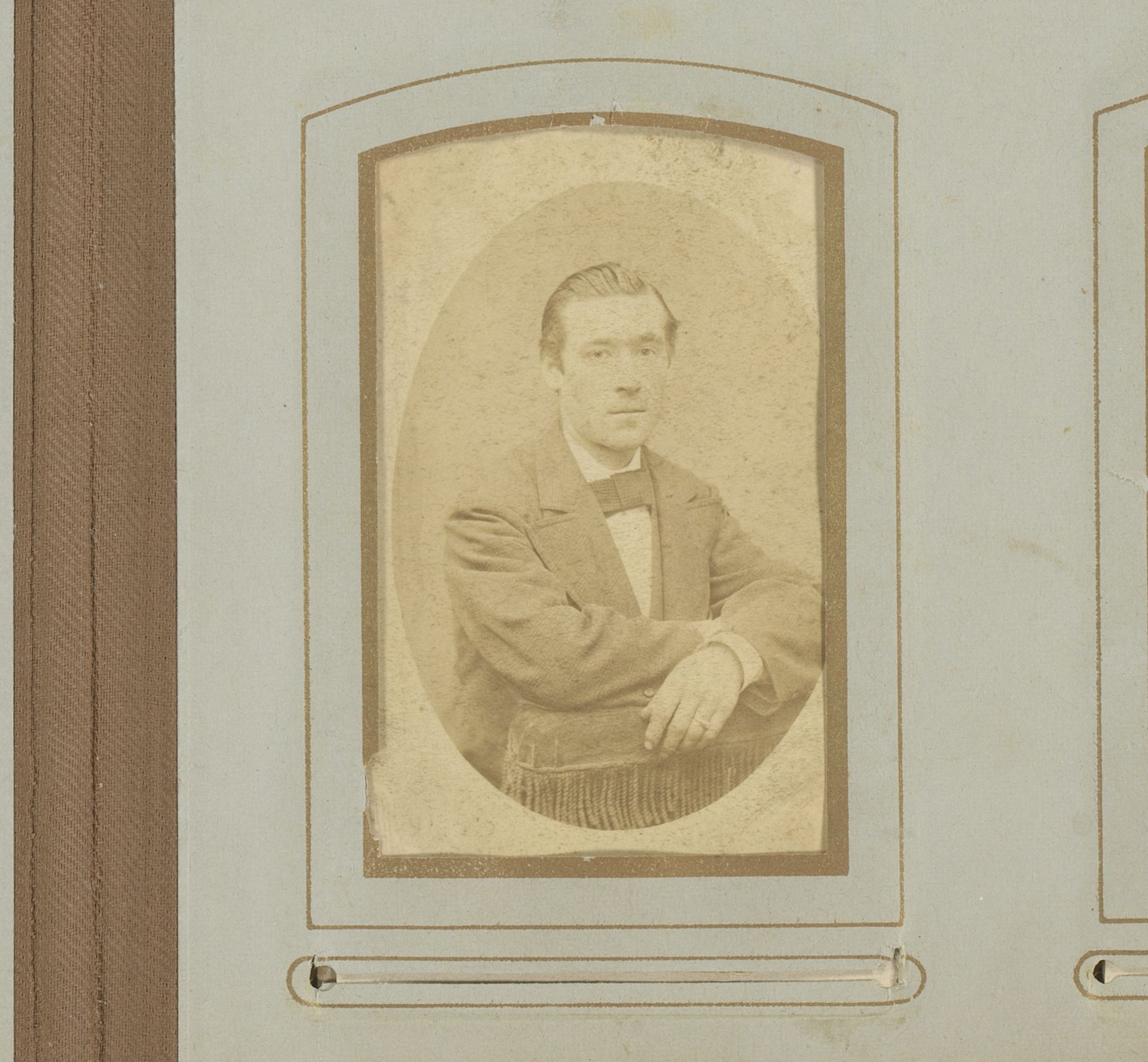 Portret van een man by Hermanus Jodocus Weesing