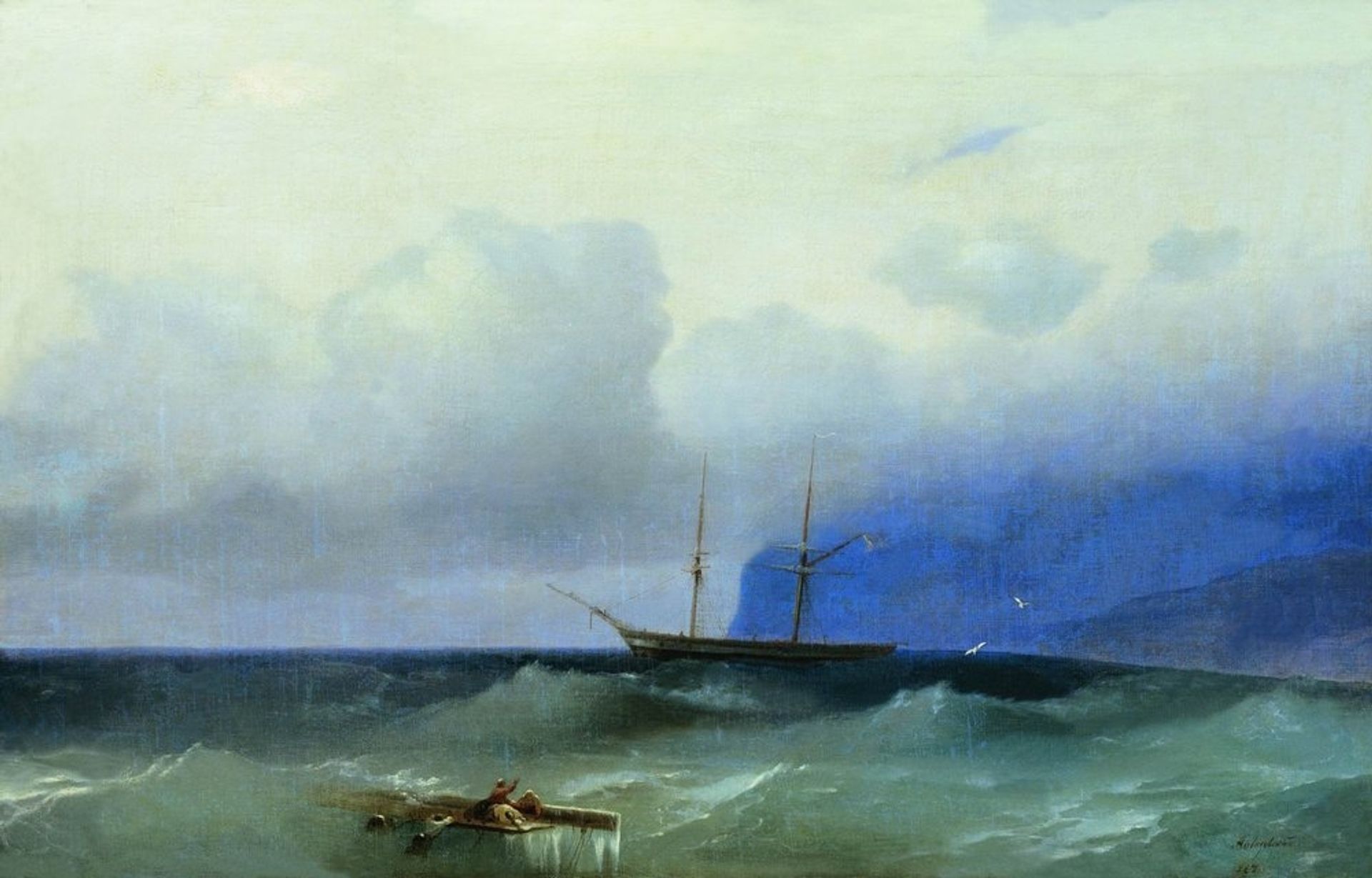 Sea by Ivan Konstantinovich Aivazovsky