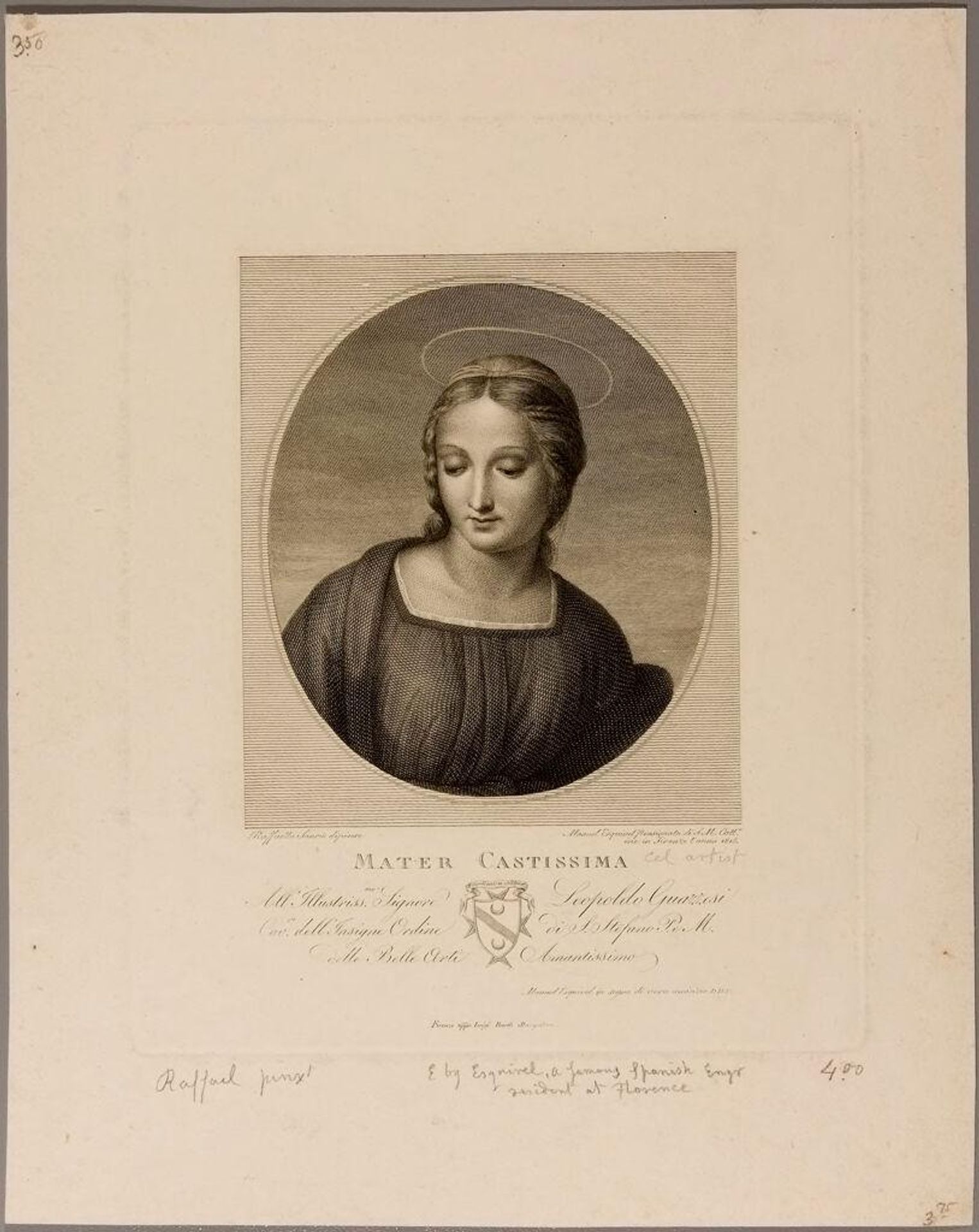 Madonna Castissima by Manuel Esquivel Sotomayor