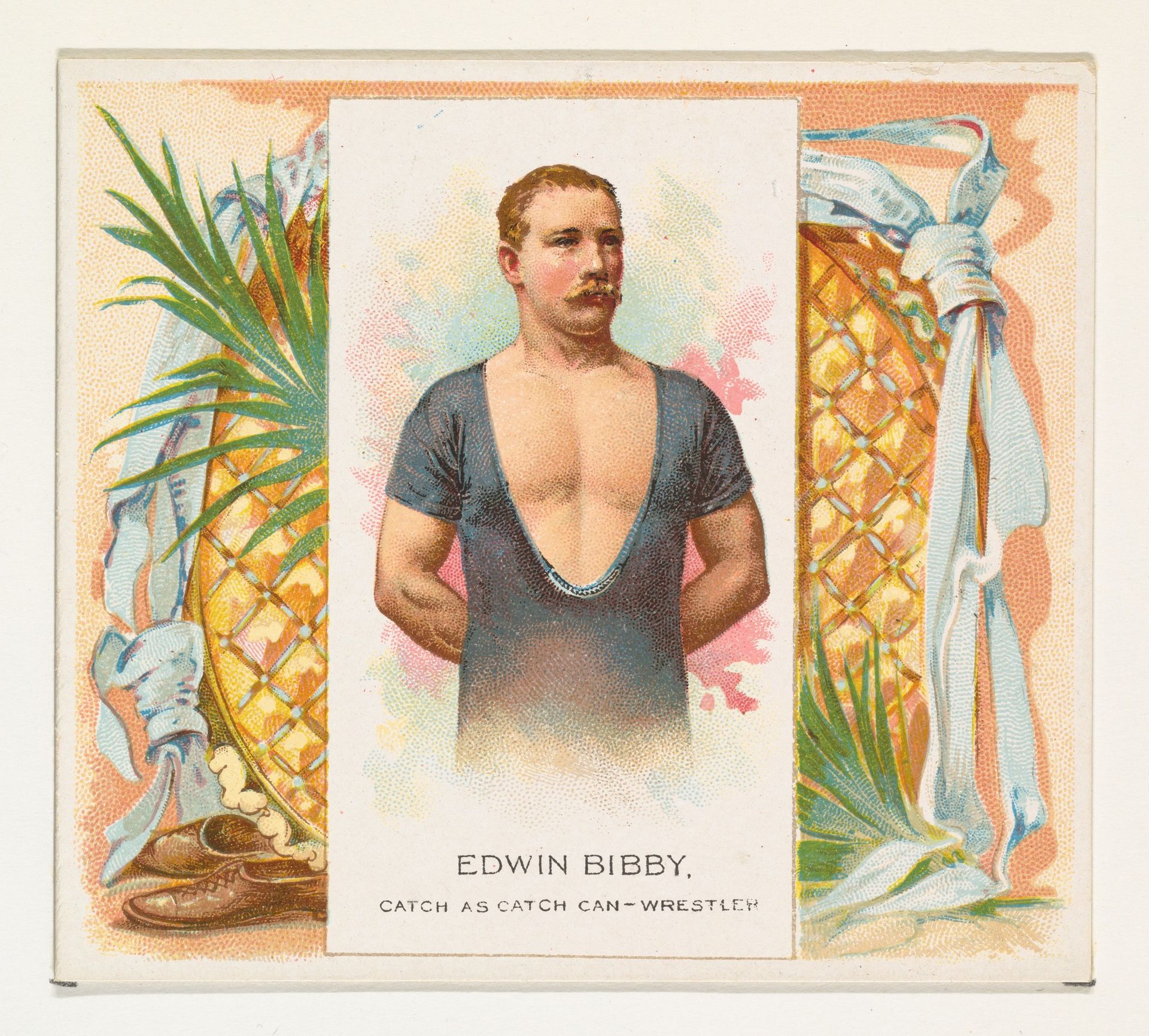Edwin Bibby, Catch as Catch Can- Wrestler, from World's Champions, Second Series (N43) for Allen & Ginter Cigarettes by Allen & Ginter