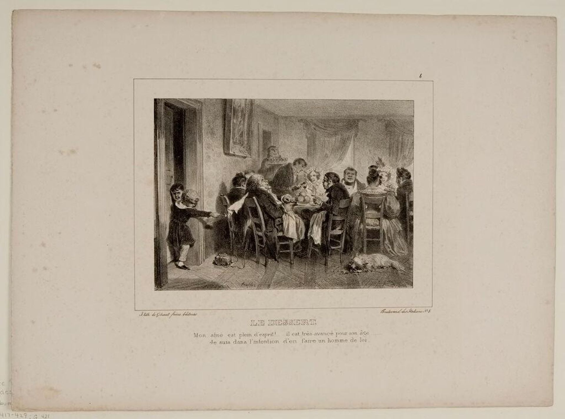 Dessert by Auguste Raffet