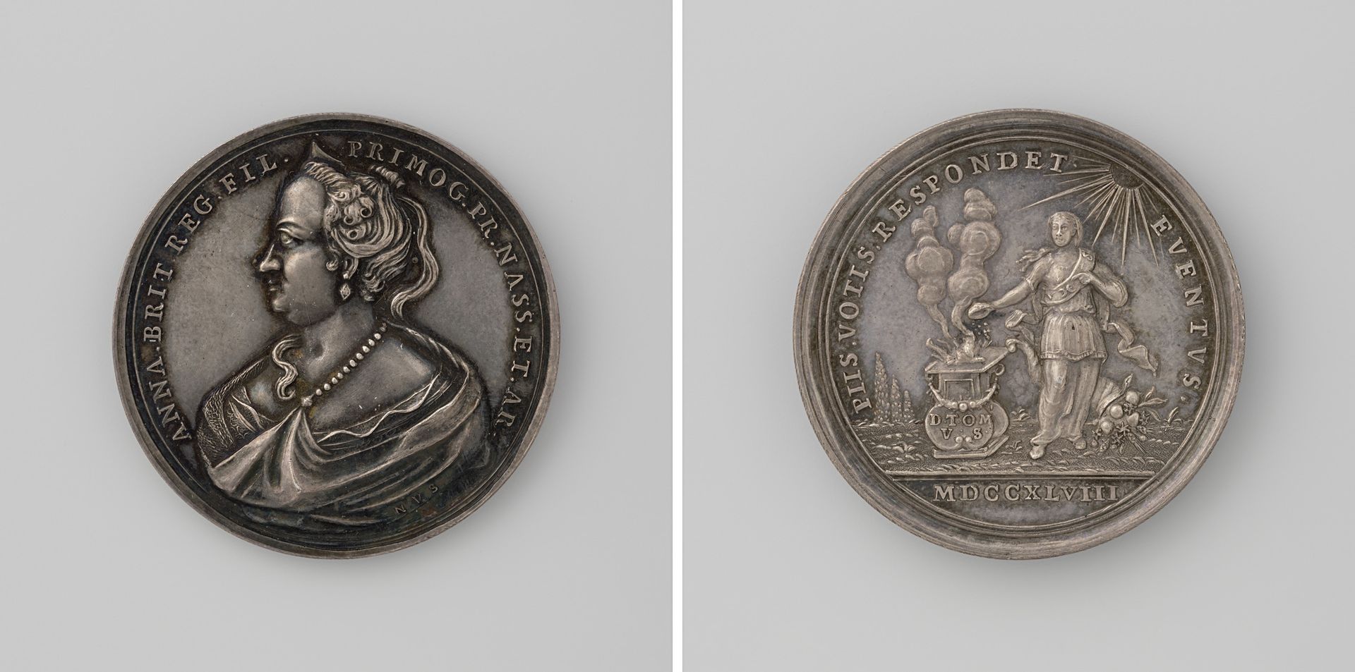 Anna van Hannover, prinses van Oranje-Nassau by Nicolaas van Swinderen