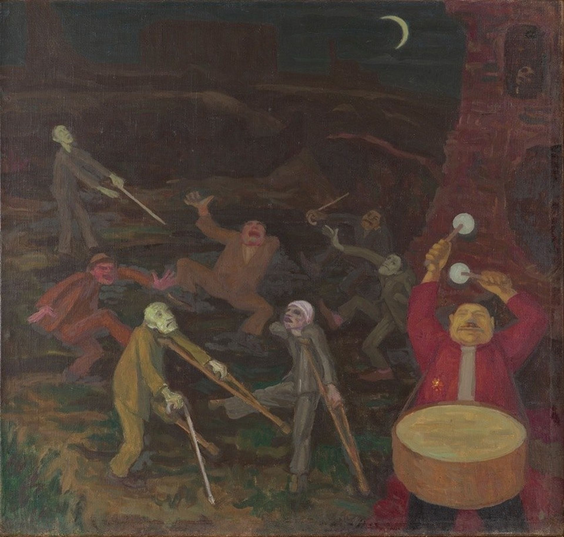Tanz der Krüppel by Walther Gamerith