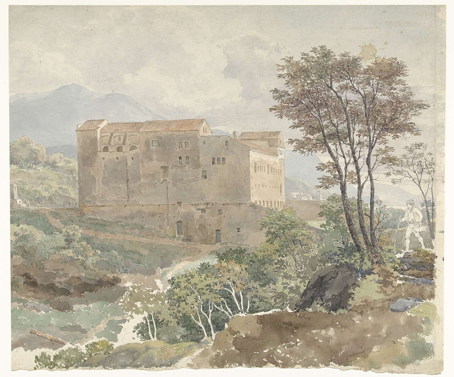 Landschap bij Vietri by Henry Swinburne