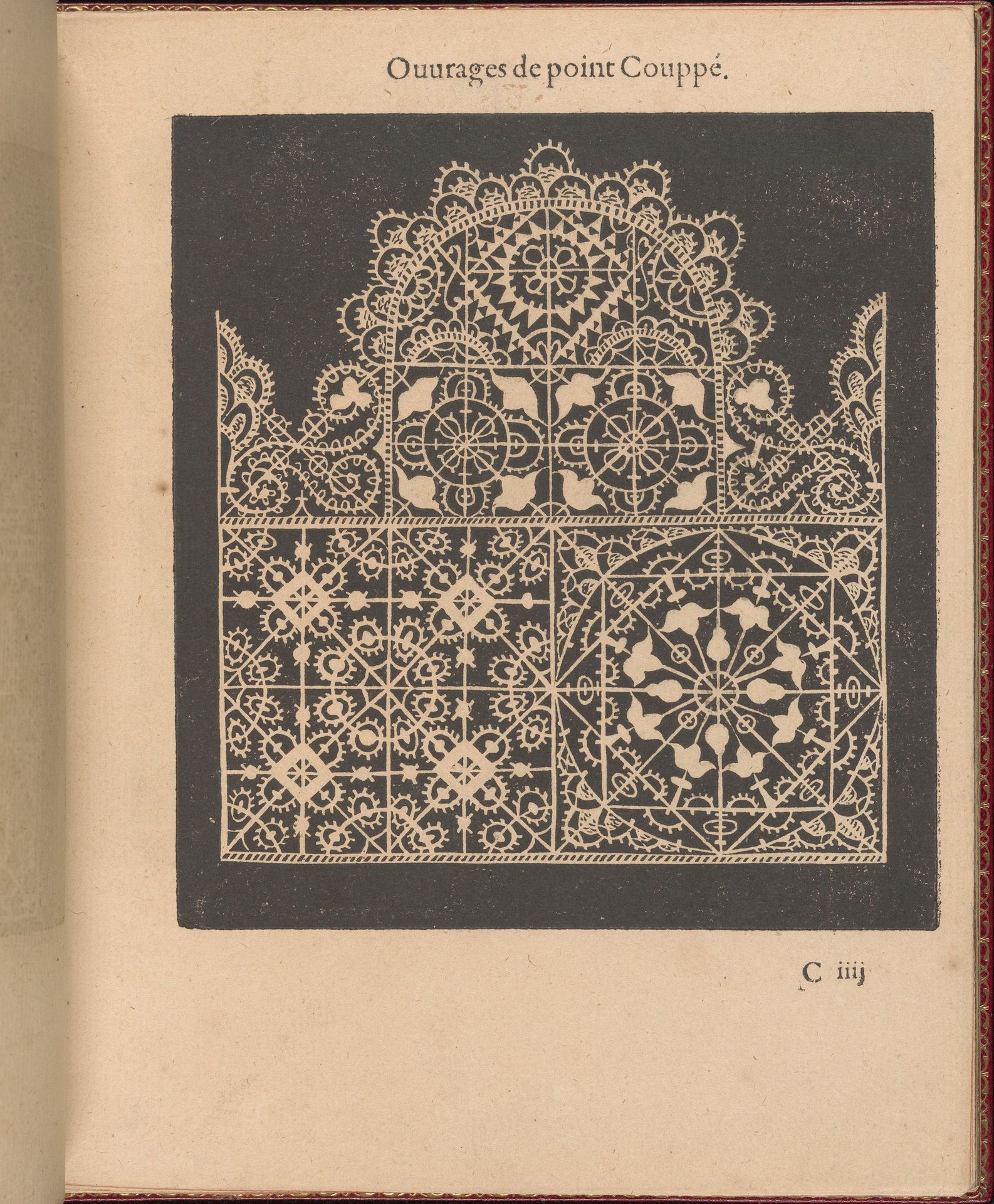 Les Singuliers et Nouveaux Portraicts... page 12 (recto) by Federico de Vinciolo